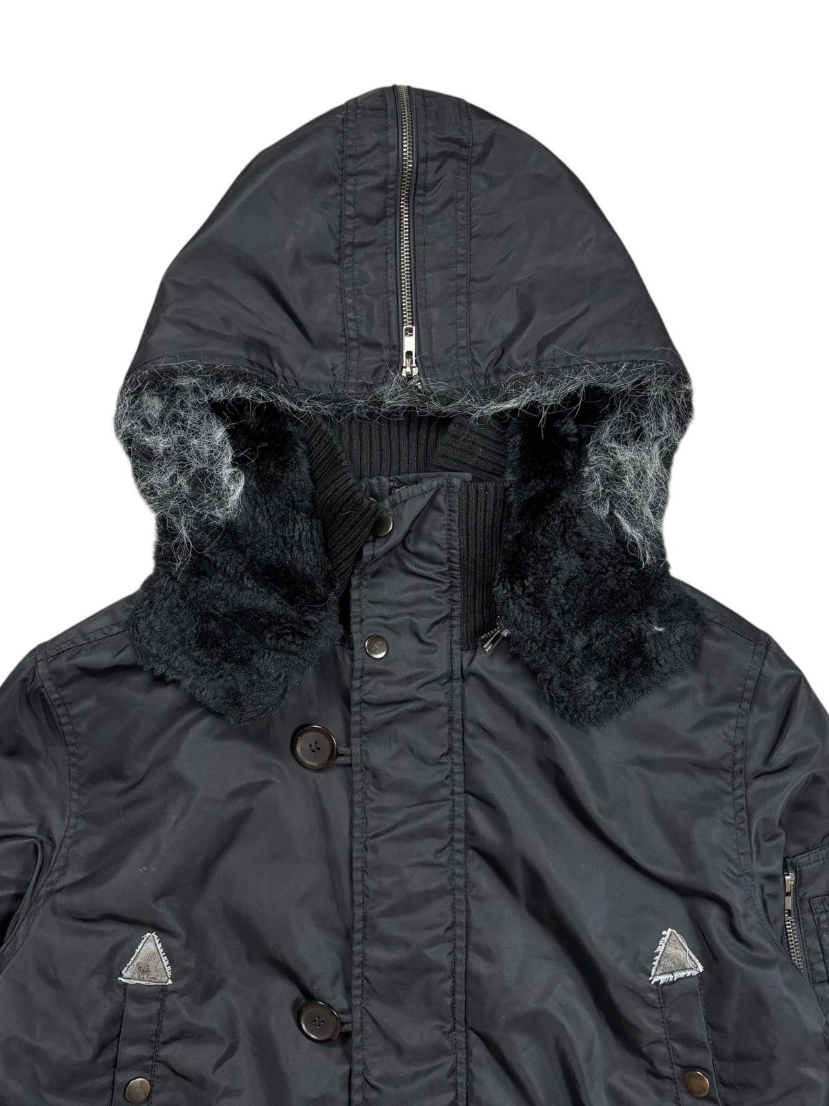 14th Addiction 2000s Buffalo Bobs - Trim Fur Extreme Bomber Jacket Size US M / EU 48-50 / 2 - 6 Thumbnail