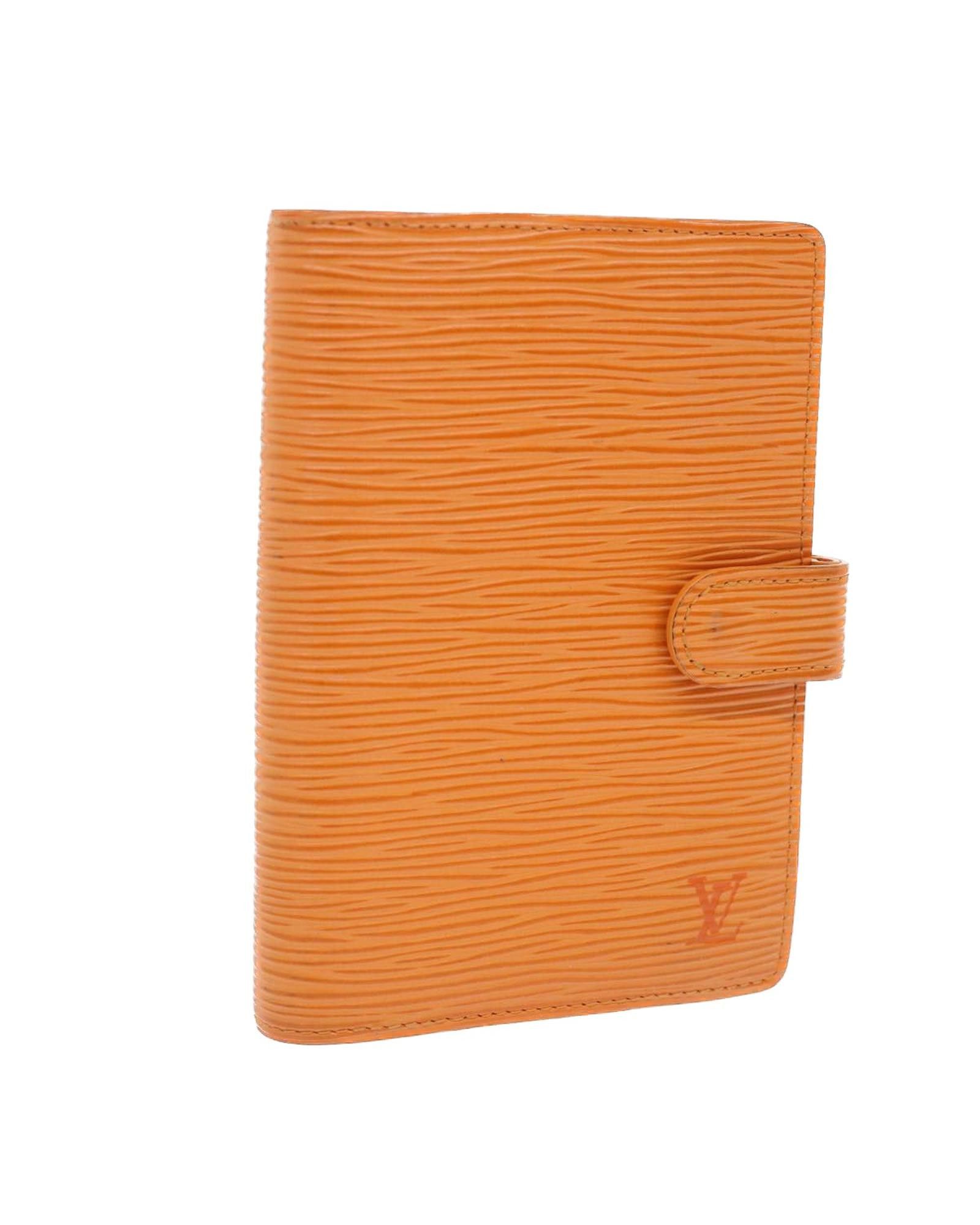 image of Louis Vuitton Epi Leather Day Planner Cover - Orange Mandarin, Women's