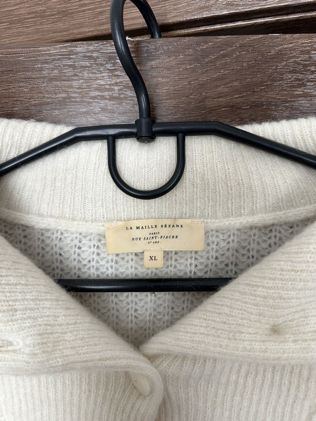 Sezane Le Maille Sezane Knit Wool Mohair Sweater Pullover Size XL / US 12-14 / IT 48-50 - 10 Thumbnail