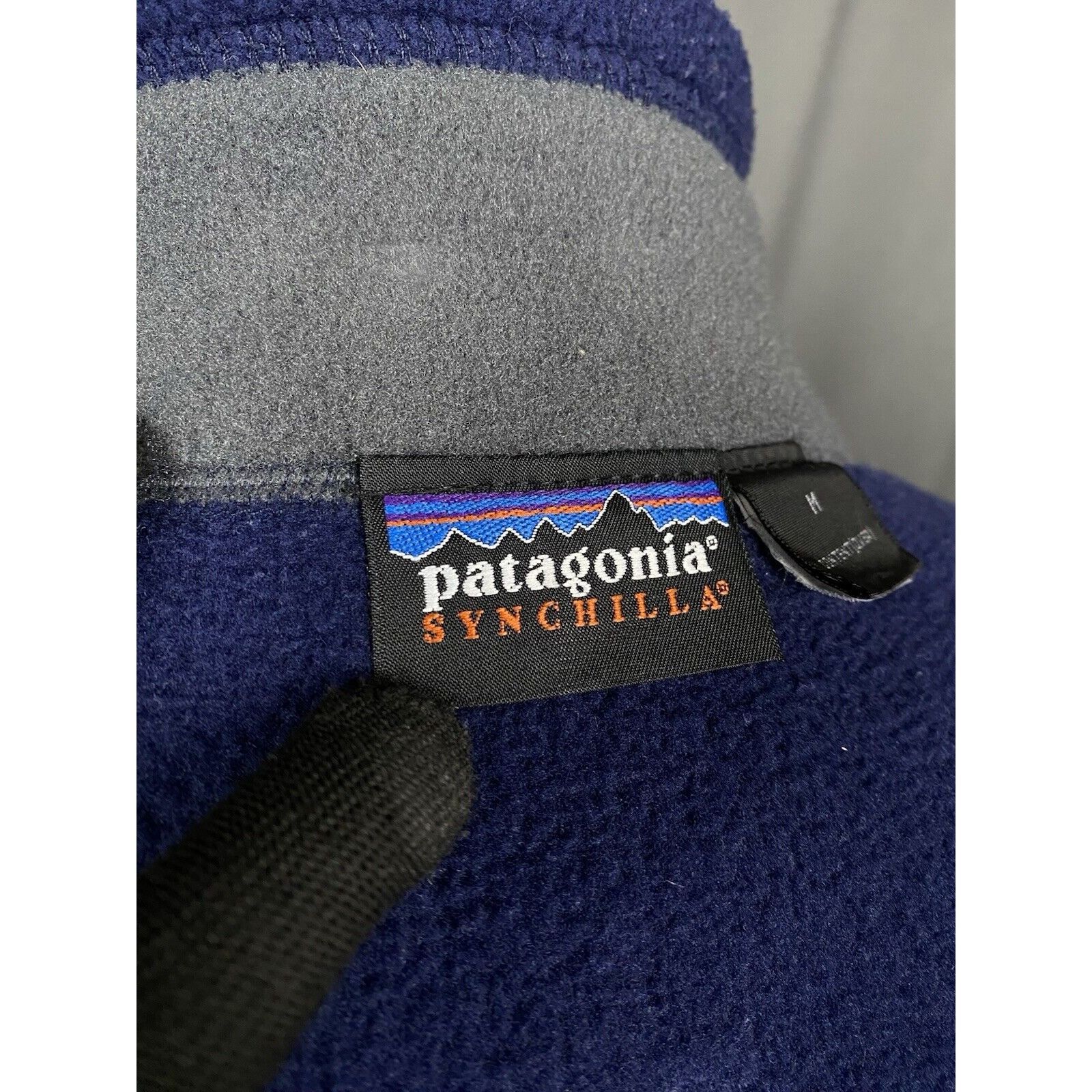 Patagonia Patagonia Synchylla VTG Men's Blue Fleeced Vest Size M Size US M / EU 48-50 / 2 - 9 Thumbnail