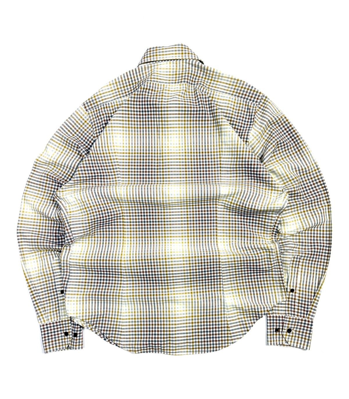 Etro Etro Vintage Plaid Button-Up Shirt Cotton Italy L Luxyry Size US L / EU 52-54 / 3 - 3 Thumbnail
