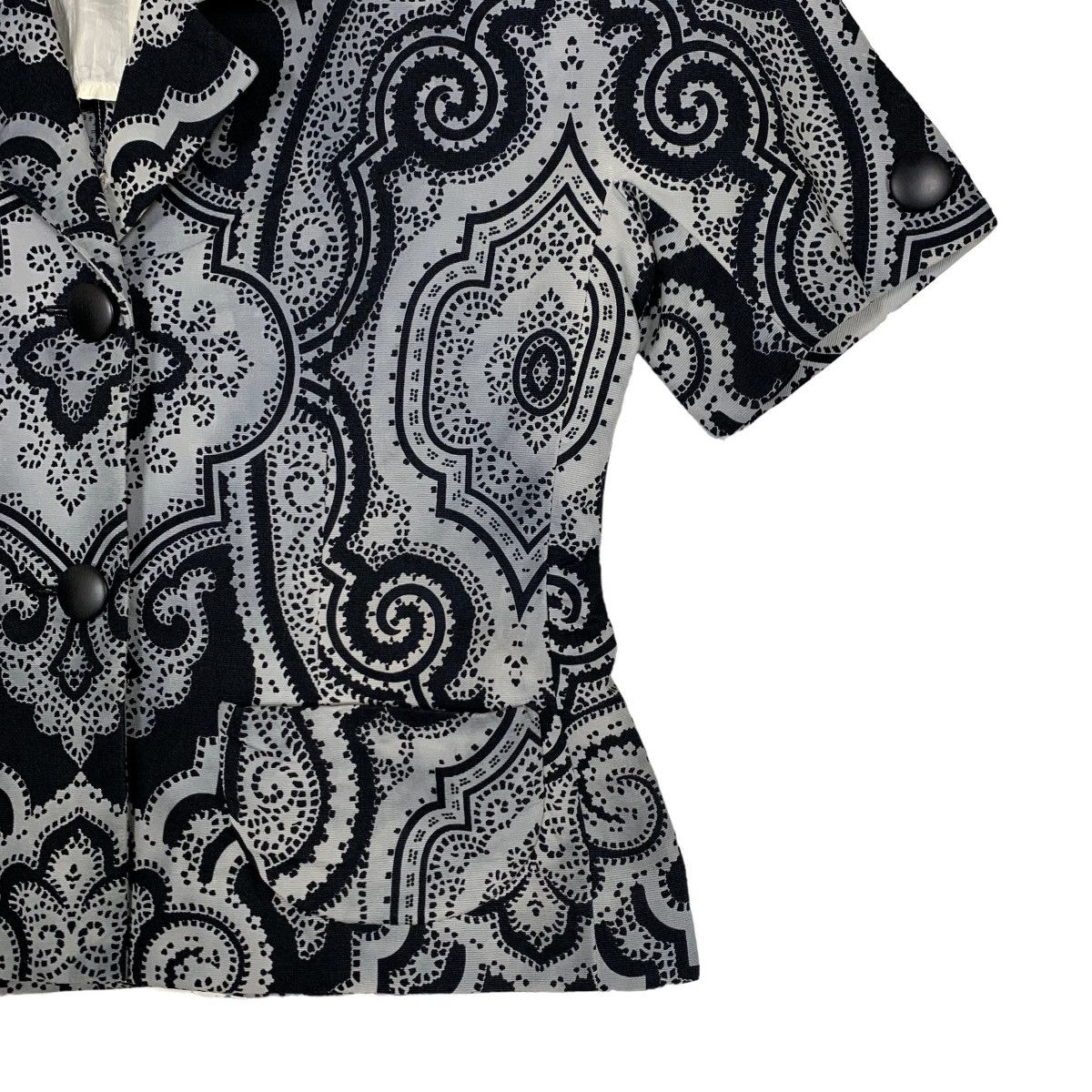 Celine Celine Paris Paisley Printed Women Button Up Blouse Shirt Size S / US 4 / IT 40 - 6 Thumbnail
