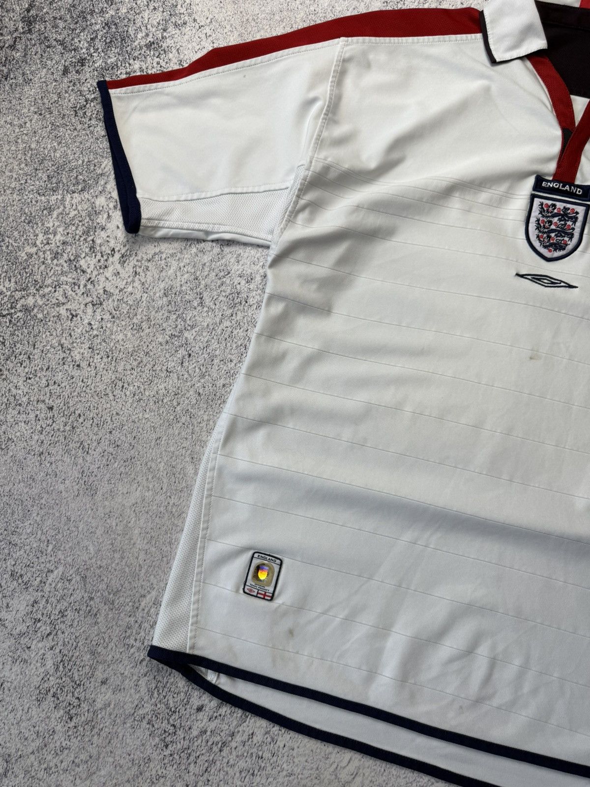 Umbro England reversible football shirt 2002 World Cup Umbro Size US L / EU 52-54 / 3 - 10 Thumbnail