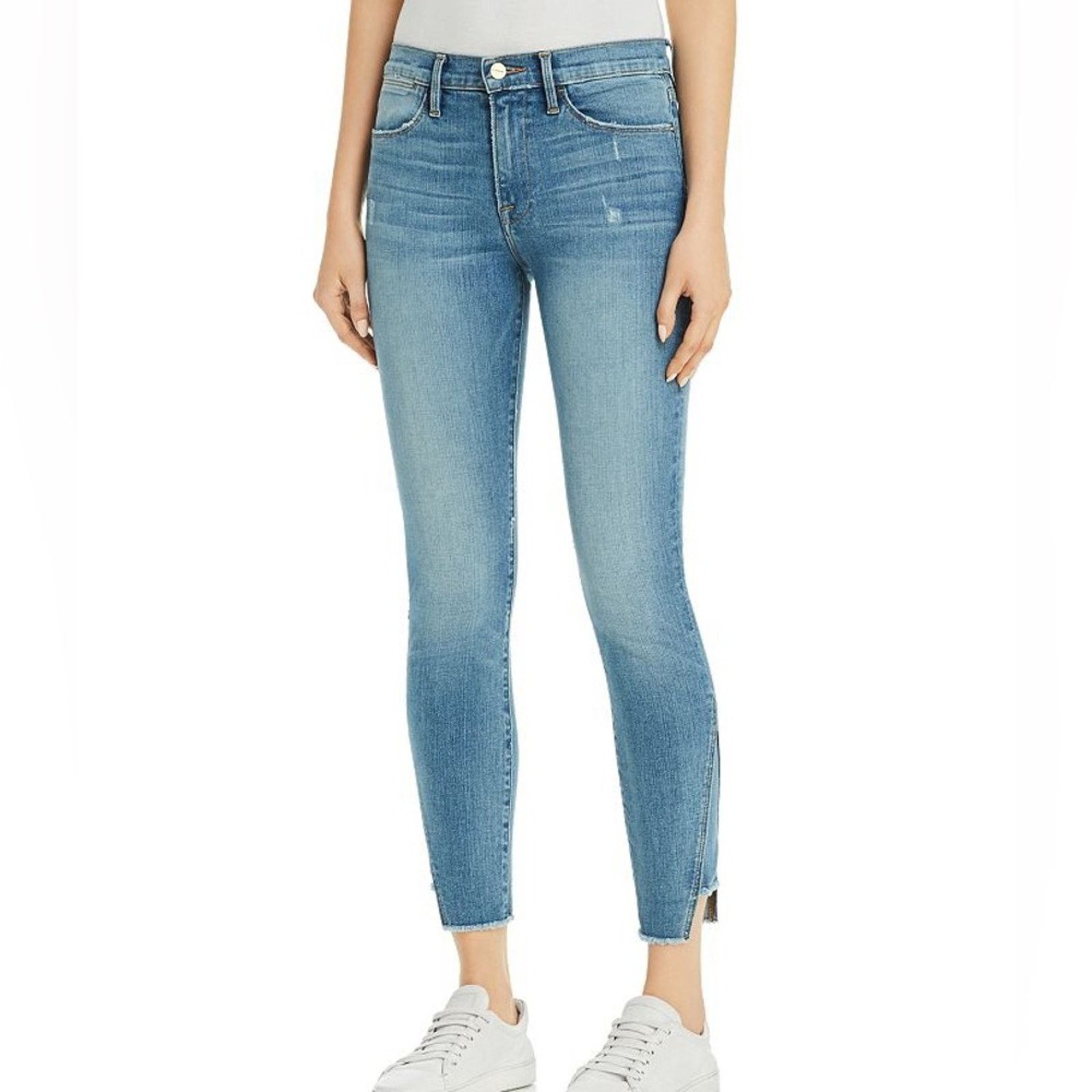 Frame Like new! Frame Denim Le High Skinny Gusset Step Hem - 28 Size 28" / US 6 / IT 42 - 1 Thumbnail