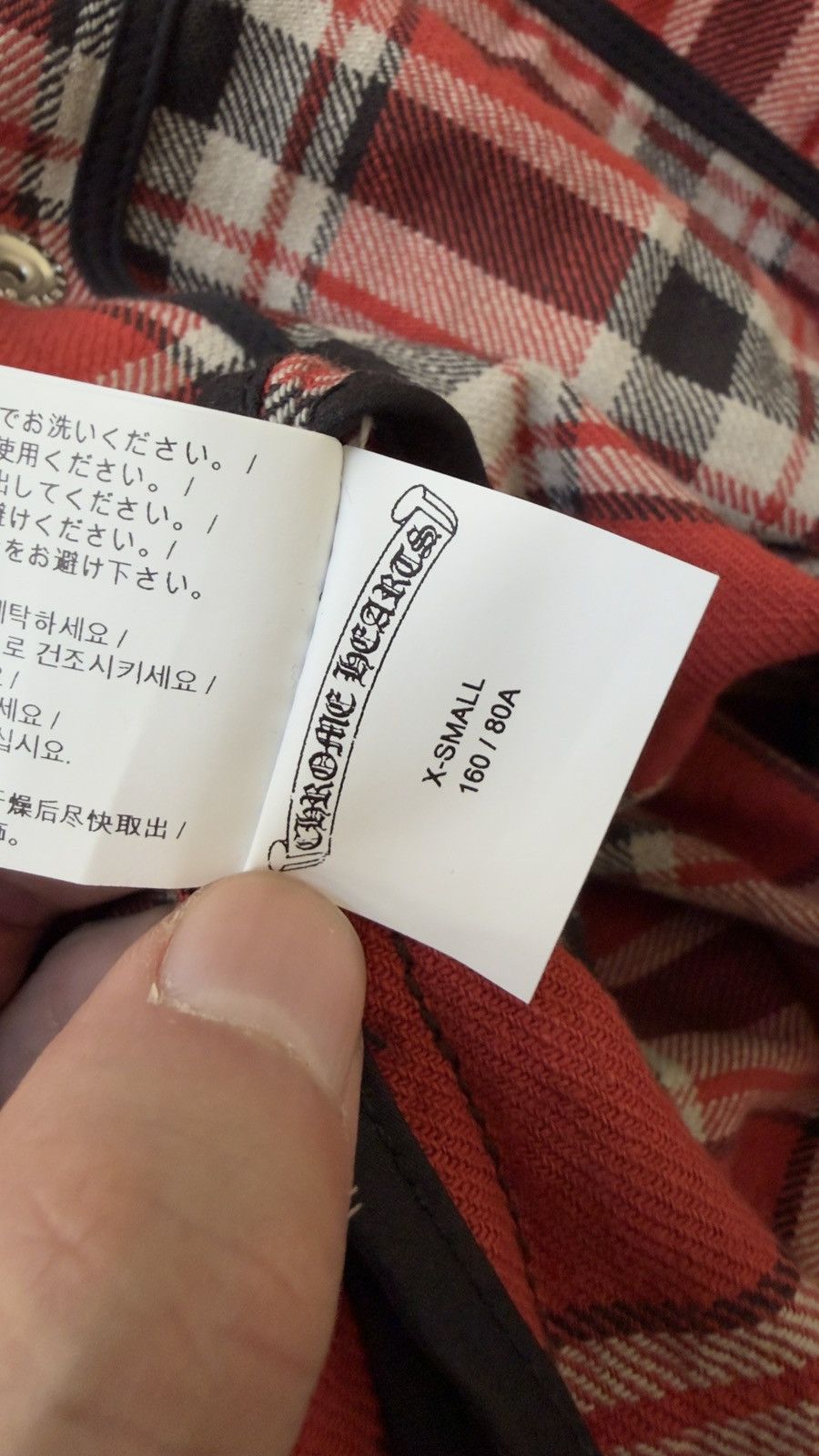 Chrome Hearts RARE! Chrome Hearts Work Dog Scripts Flannel Jacket Size US XS / EU 42 / 0 - 12 Thumbnail