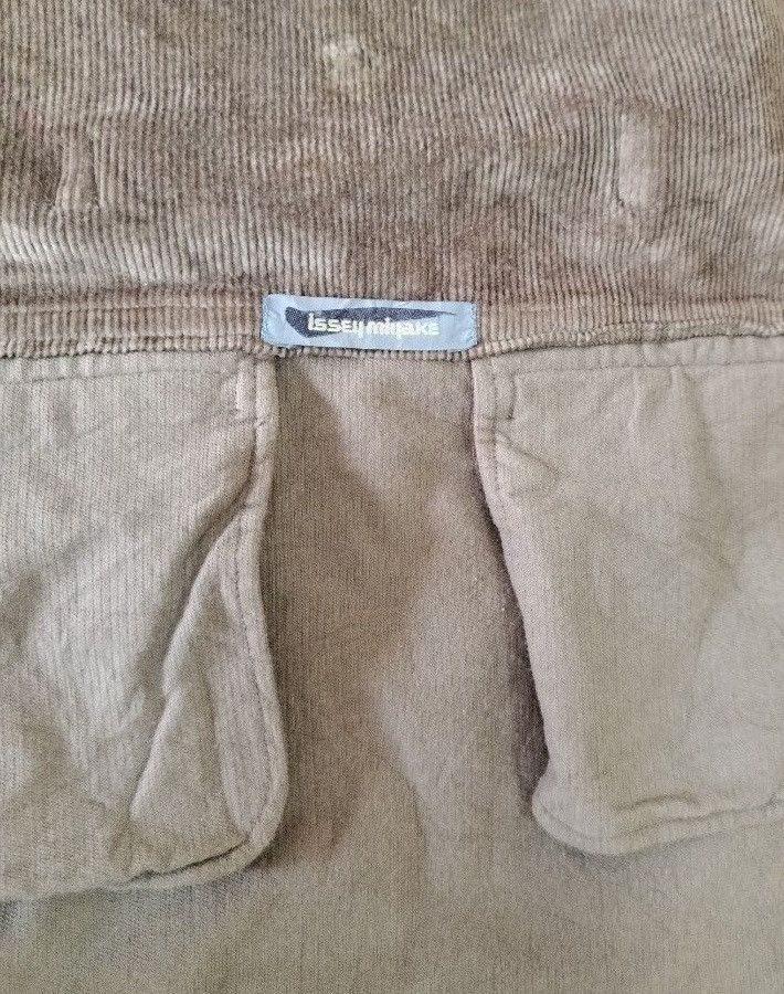 Issey Miyake Vintage Corduroy Zip Wrap Skirt Size 34" / US 12 / IT 48 - 10 Thumbnail