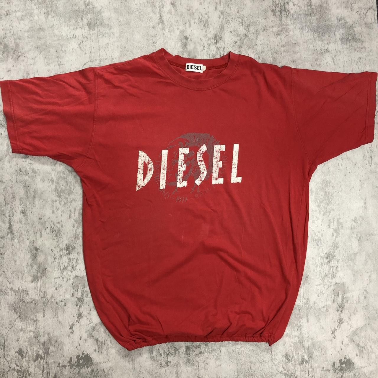 Diesel Diesel vintage red T-shirt boxy Size US XL / EU 56 / 4 - 1 Thumbnail