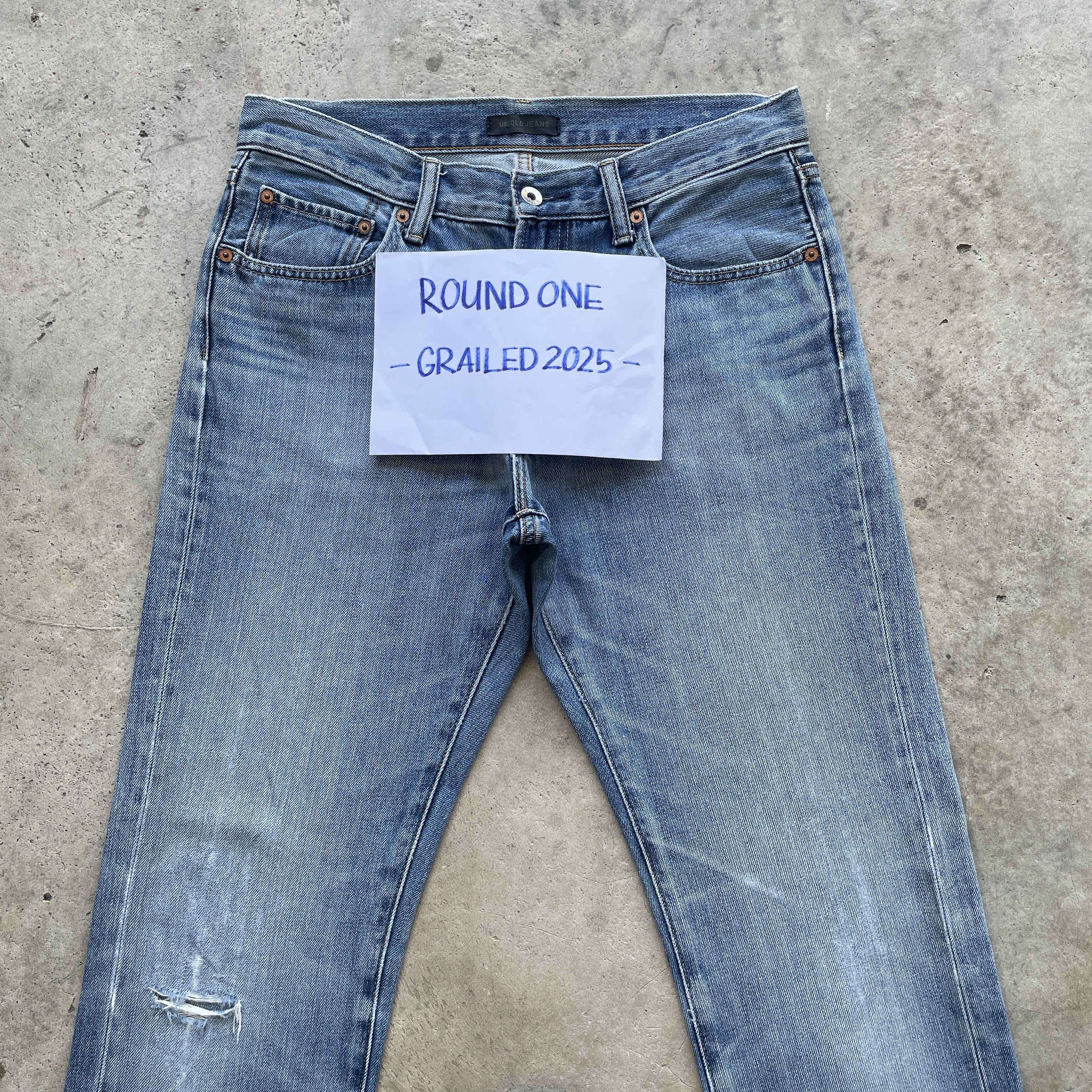 Japanese Brand VINTAGE JAPANESE DISTRESSED JEANS FADED PANTS DENIM W32x30 Size US 32 / EU 48 - 3 Thumbnail