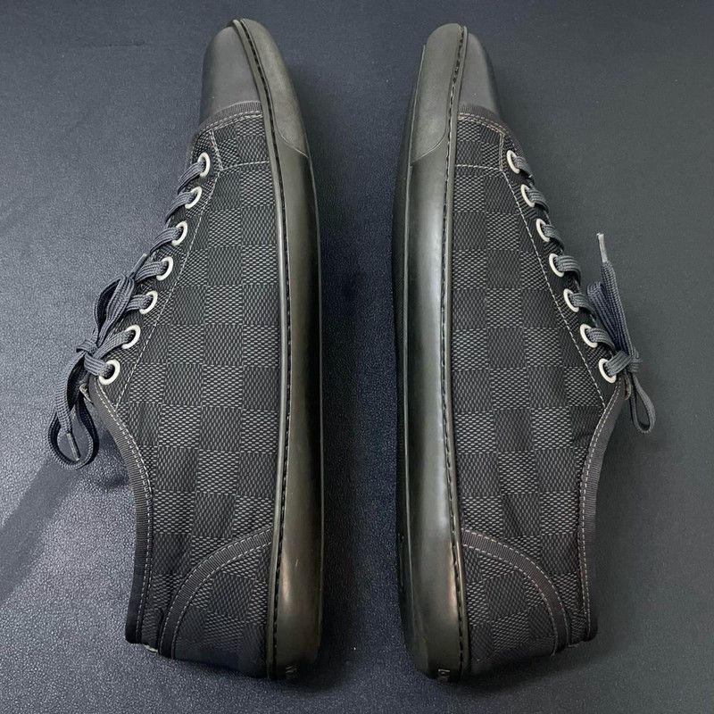 Louis Vuitton Louis Vuitton Men's Black Casual Sneakers - Size US 9.5 / EU 42-43 - 7 Thumbnail
