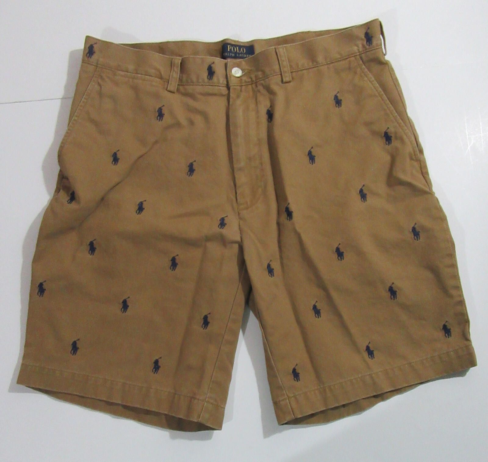 Polo Ralph Lauren Polo Ralph Lauren Mens All Over Pony Chino Shorts 34 EUC Size US 34 / EU 50 - 1 Thumbnail