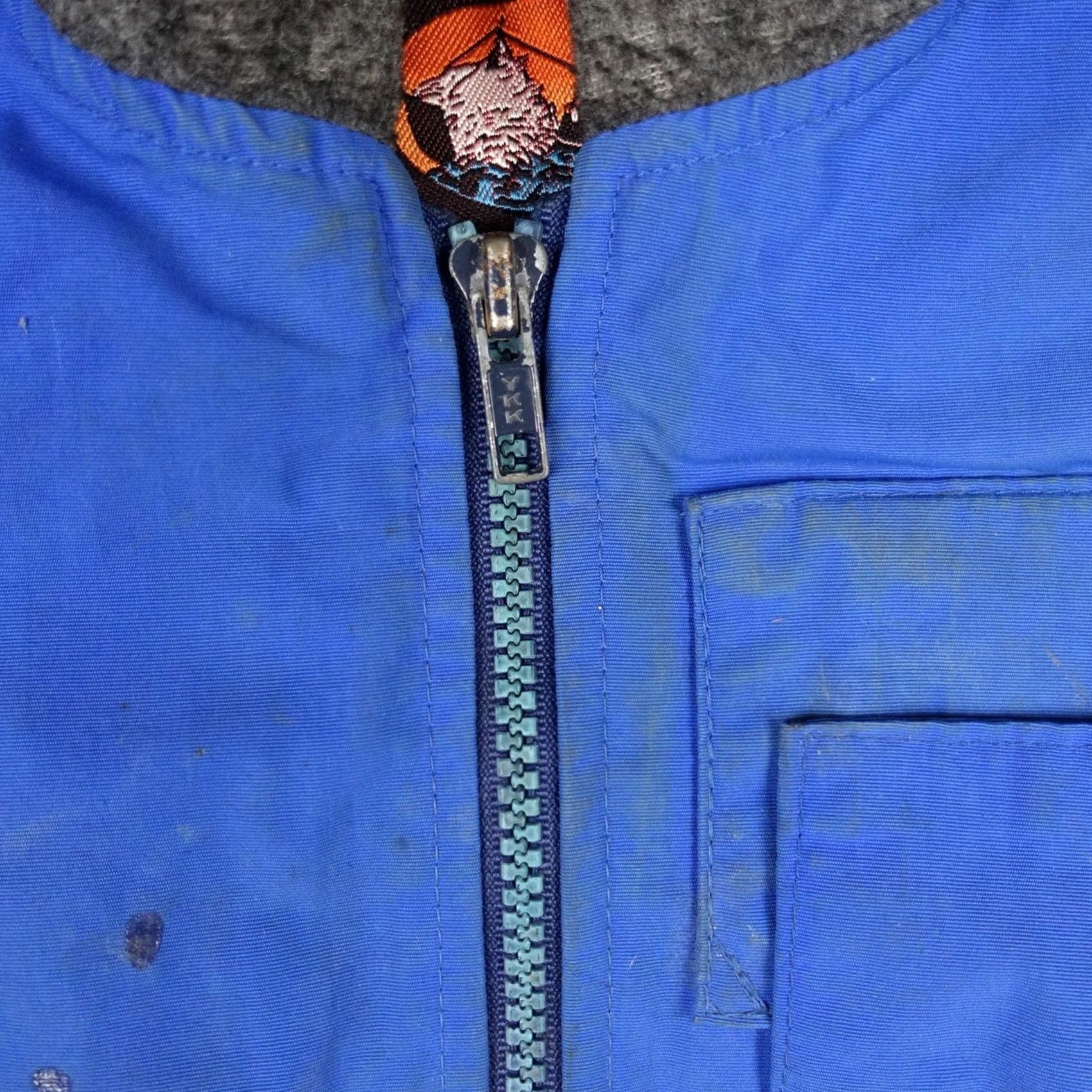Vintage Stormy Seas Jacket Mens 2XL Blue Hooded Bomber Fleece Lined Workwear USAZippered Front Pocket, Casual, Outdoor Mens 2XL Blue Jacket Size US XXL / EU 58 / 5 - 4 Thumbnail