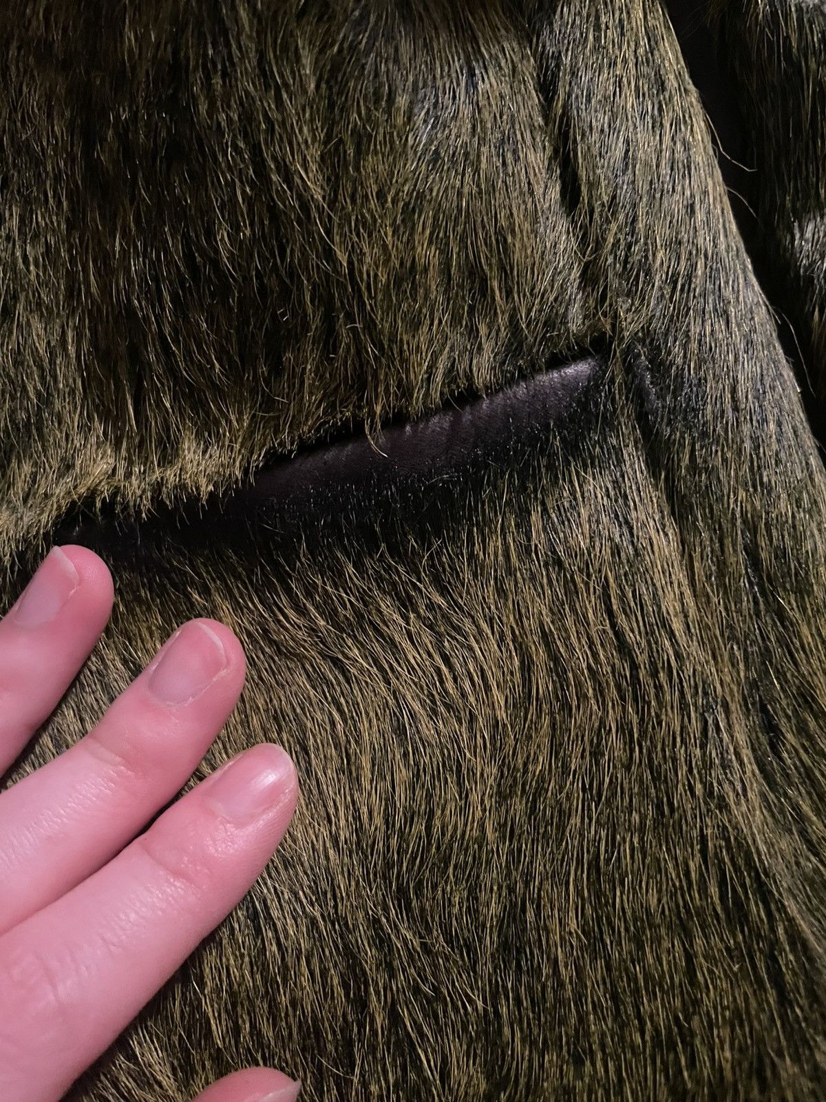 Rick Owens Ponyhair Green Rick Owens Jacket 52 Size US L / EU 52-54 / 3 - 10 Thumbnail