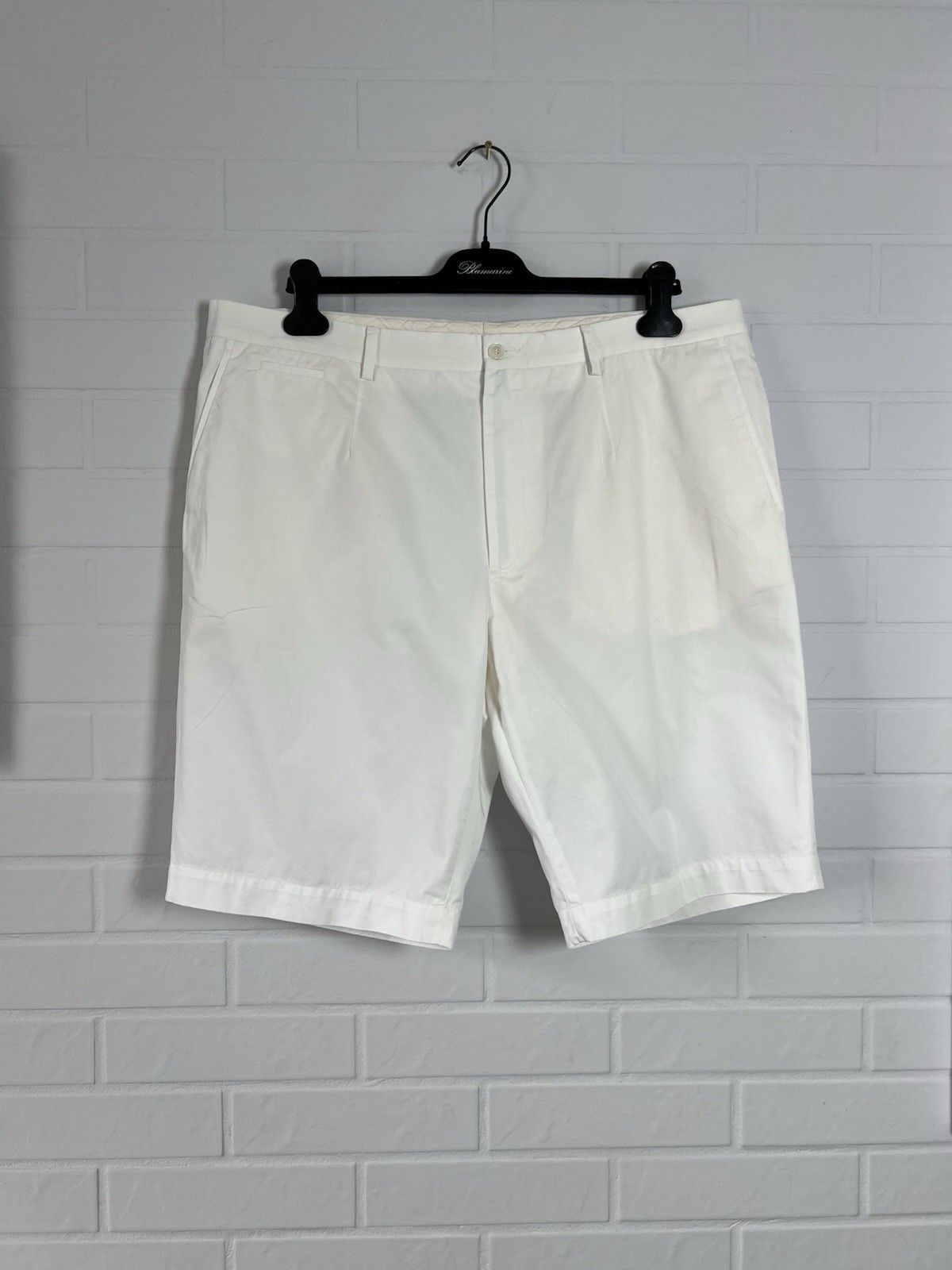 Dolce & Gabbana Dolce & Gabbana Men's Shorts White-Ivory Solid Size 56 Size US 40 / EU 56 - 1 Thumbnail