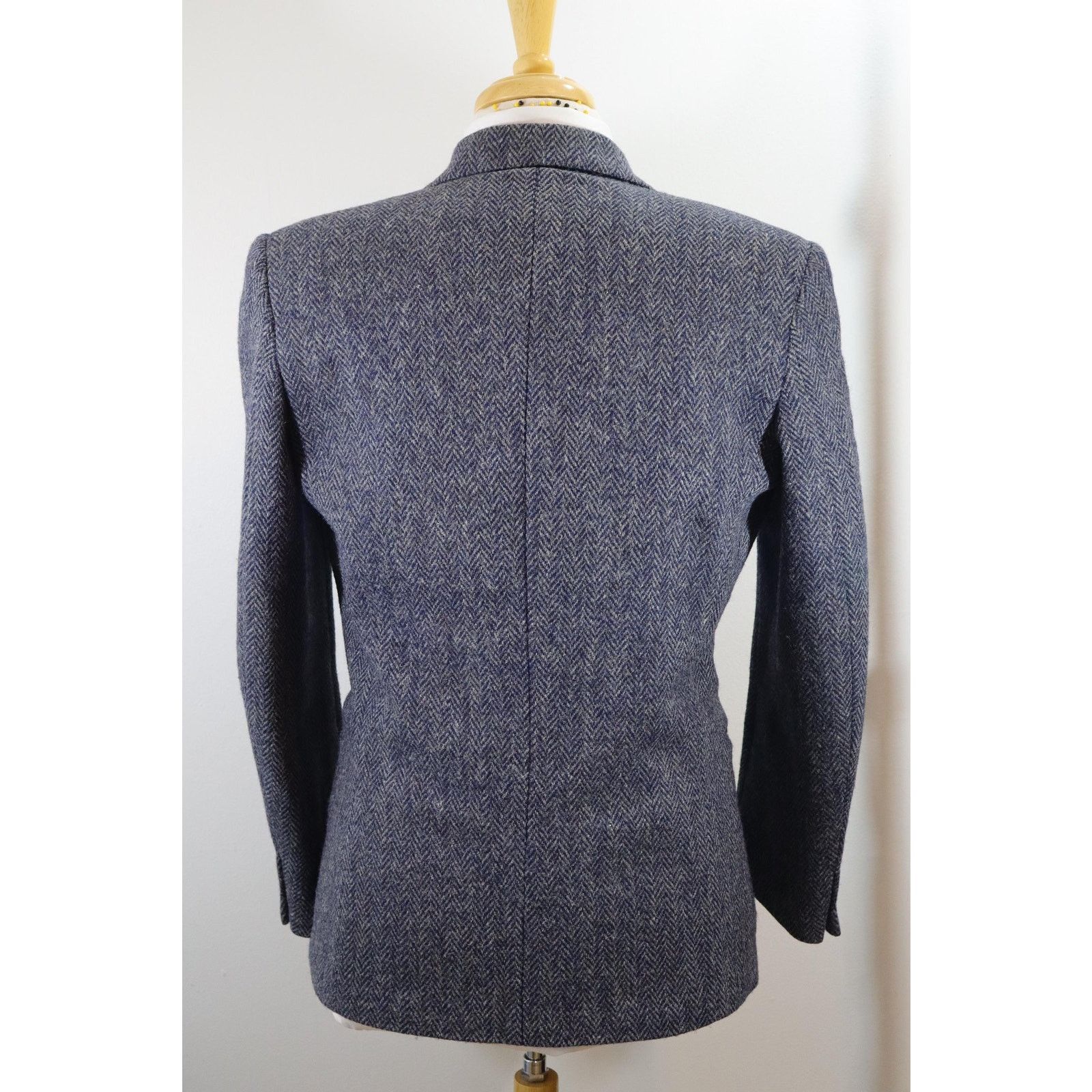 Harris Tweed 38R Vintage 1970s Ghiglino Genova 1893 Harris Tweed Blazer Size 38R - 3 Thumbnail