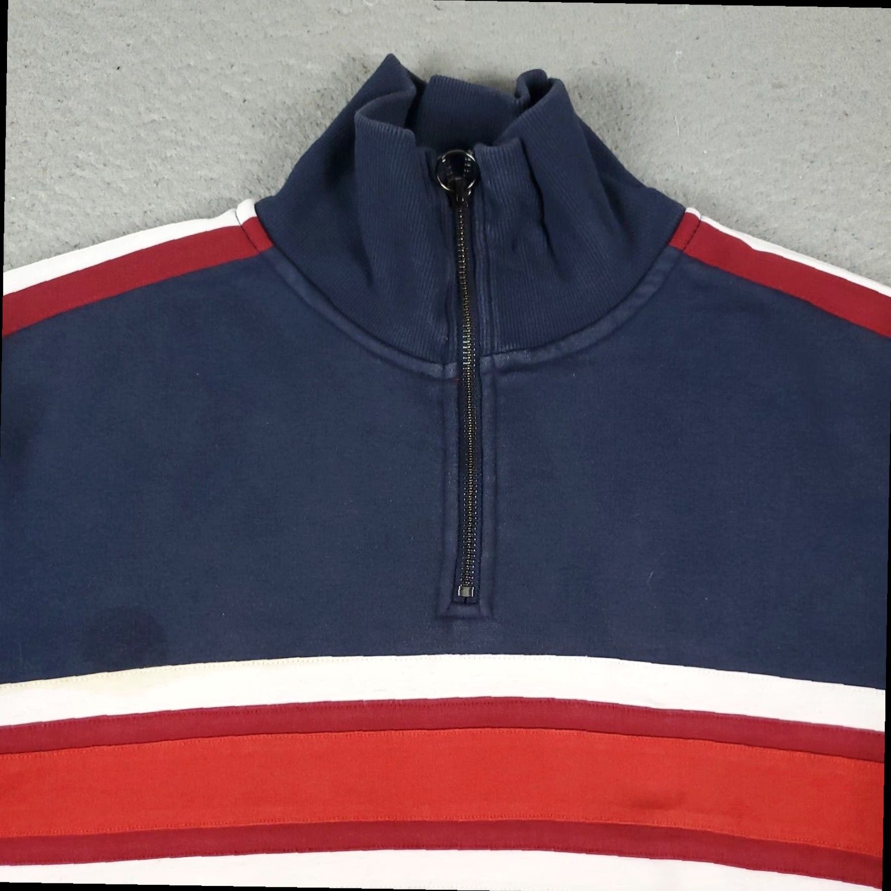 Tommy Hilfiger Tommy Hilfiger Sweater Womens Medium Blue 1/4 Zip Pullover Size M / US 6-8 / IT 42-44 - 2 Thumbnail