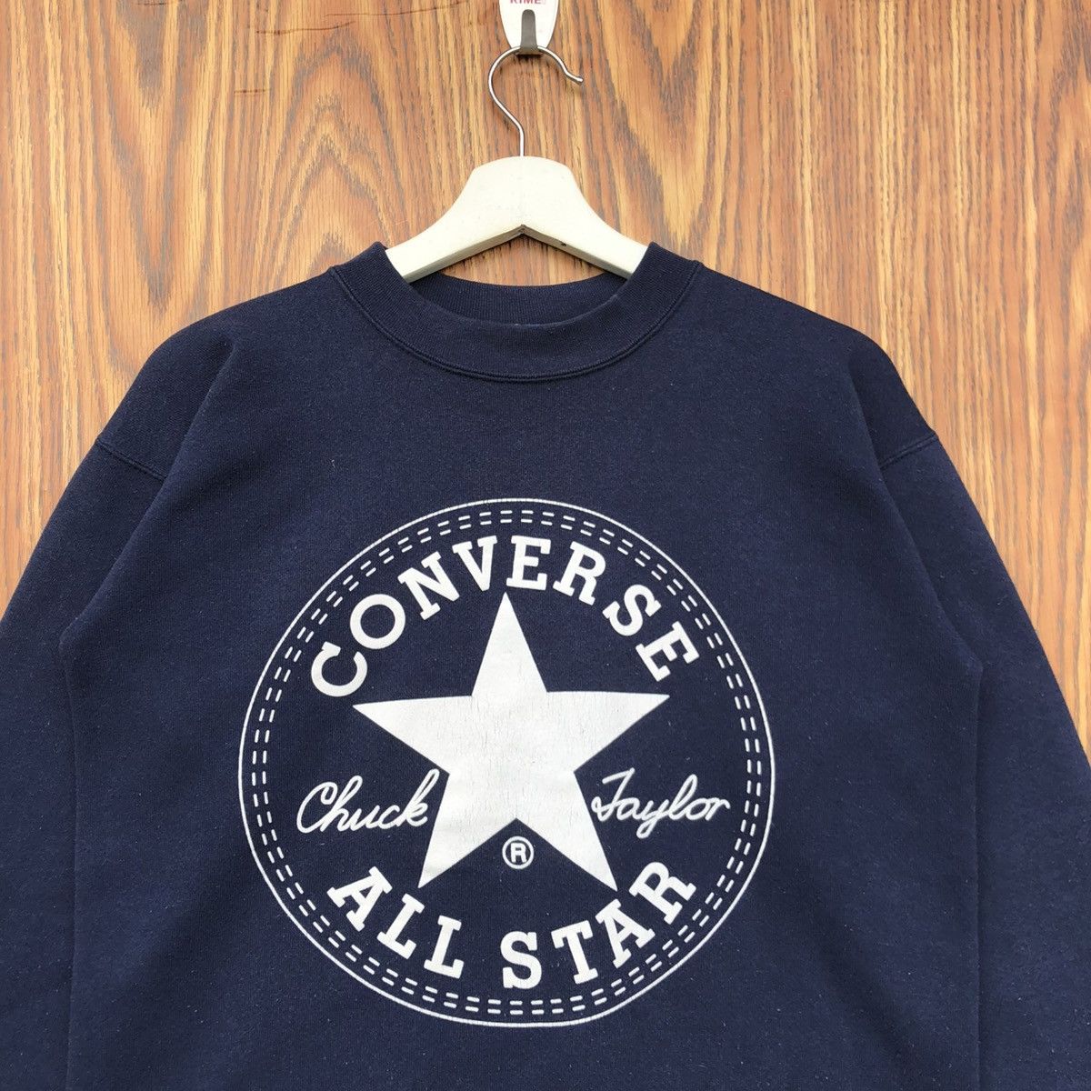 Converse × Vintage Vintage Converse Big Logo Pullover Sweatshirt Size US M / EU 48-50 / 2 - 3 Thumbnail
