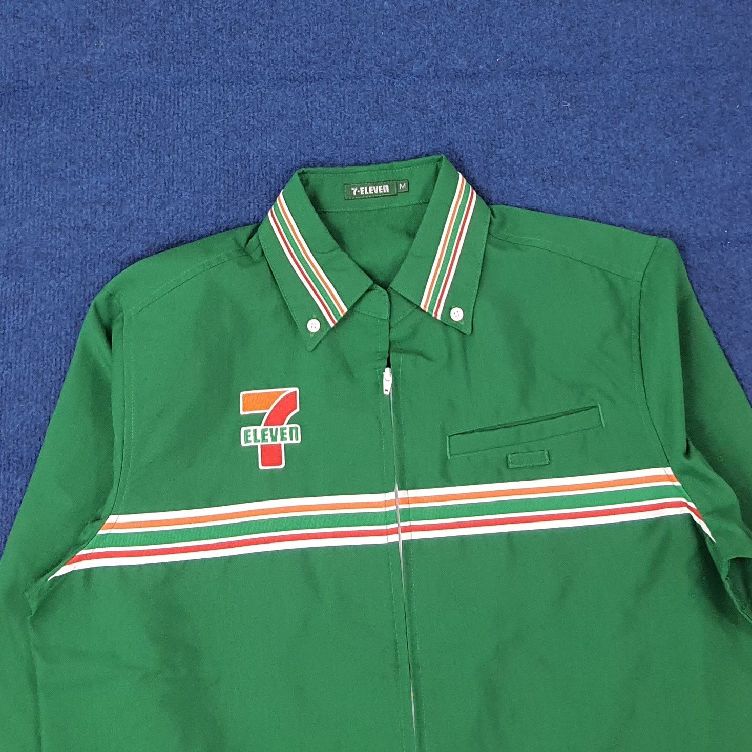 Japanese Brand Vintage 7 Eleven Japan Staff Uniform Workwear Jacket C249N52 Size US M / EU 48-50 / 2 - 4 Thumbnail