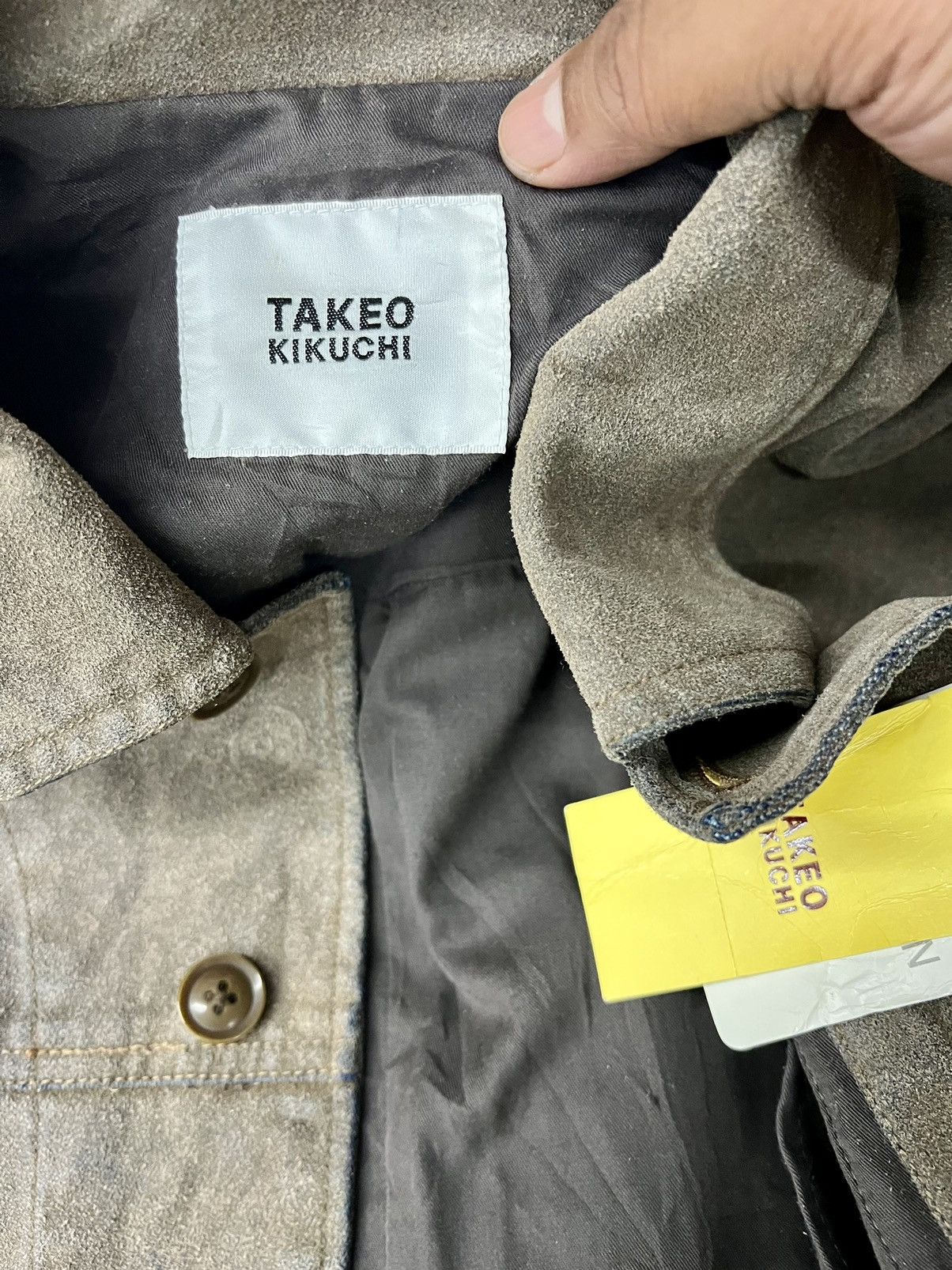 Japanese Brand Japanese Brand Takeo Kikuchi Leather Workwear Jacket Size US M / EU 48-50 / 2 - 11 Thumbnail