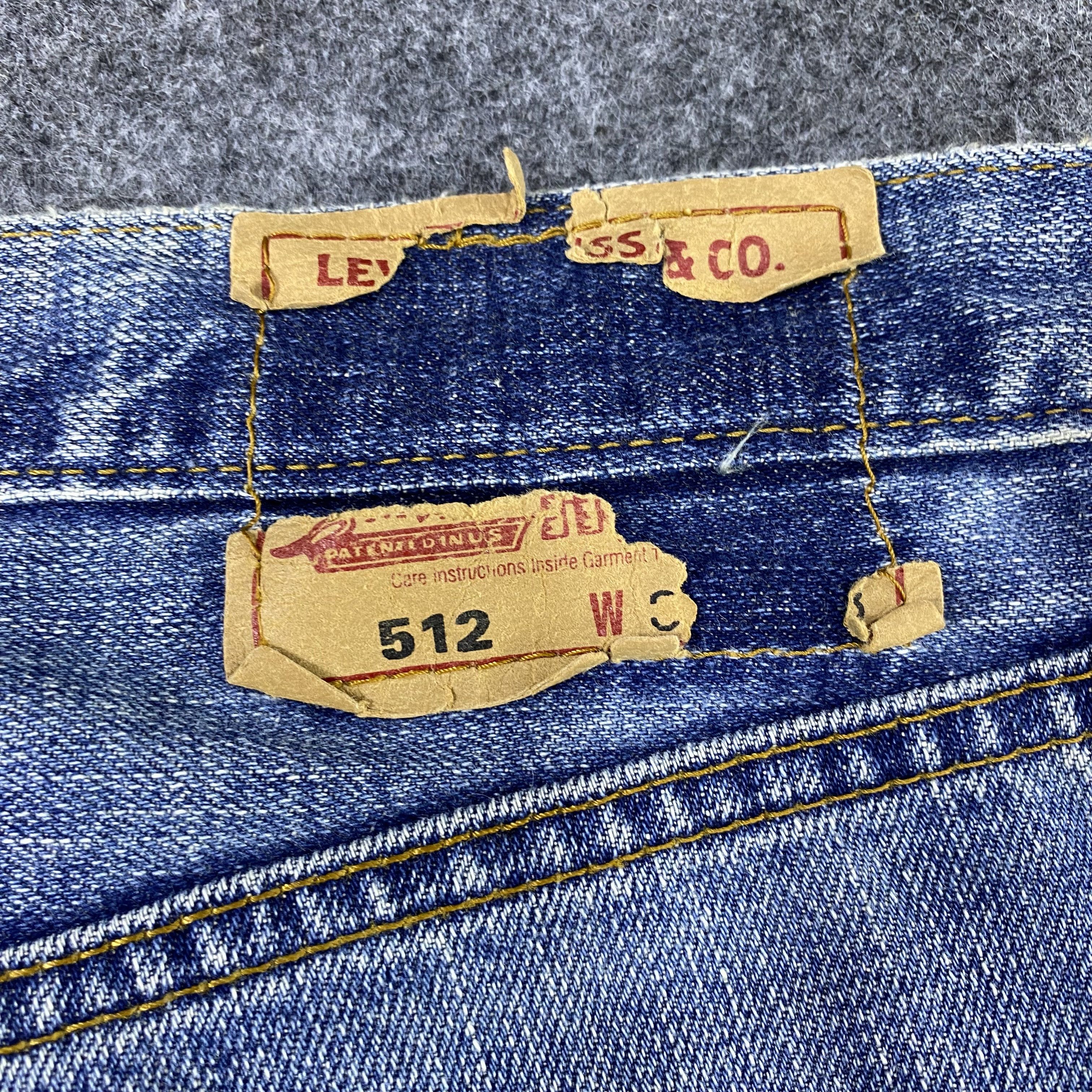 Jean × Levi's × Vintage Vintage Levi's 512 Distressed Blue Wash Jeans-J1161 Size US 34 / EU 50 - 12 Thumbnail