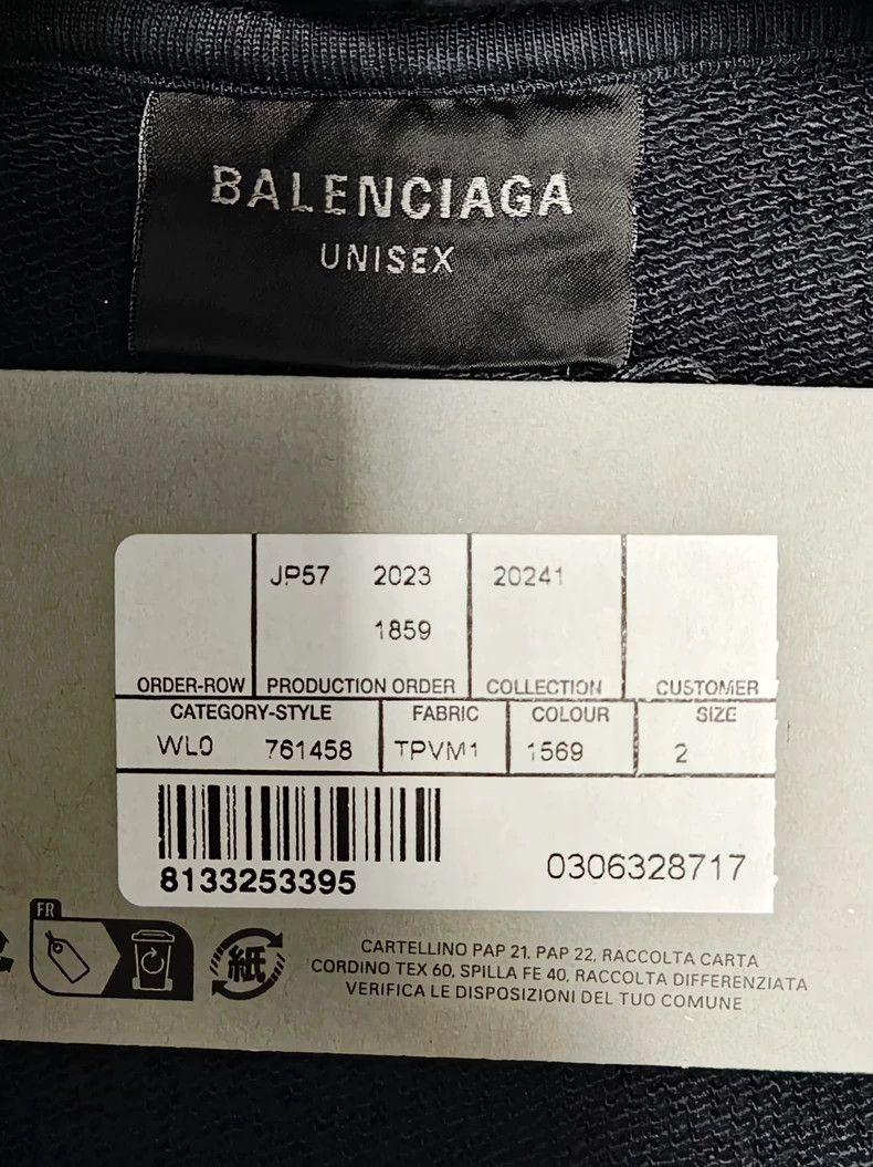Balenciaga Balenciaga size 2 Sunset Tower Beach Old Hooded Sweater Size US M / EU 48-50 / 2 - 5 Thumbnail