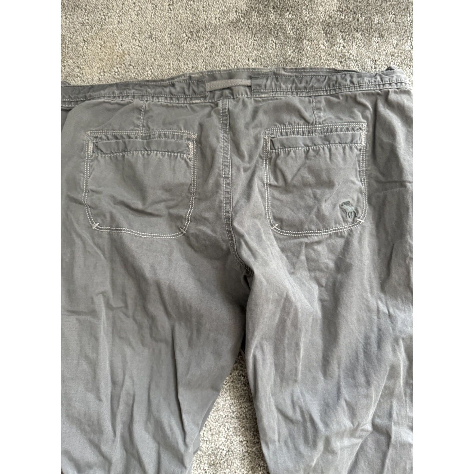 Abercrombie & Fitch VINTAGE Abercrombie & Fitch Womens Bootcut Pants XS Gray Size XS Bootcut Womens Size 26" / US 2 / IT 38 - 4 Thumbnail