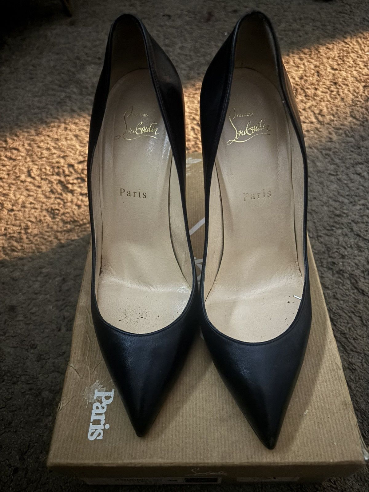 Christian Louboutin Christian Louboutin So Kate Pointed Toe Pump - Black, US7 Size US 8.5 / IT 38.5 - 1 Thumbnail