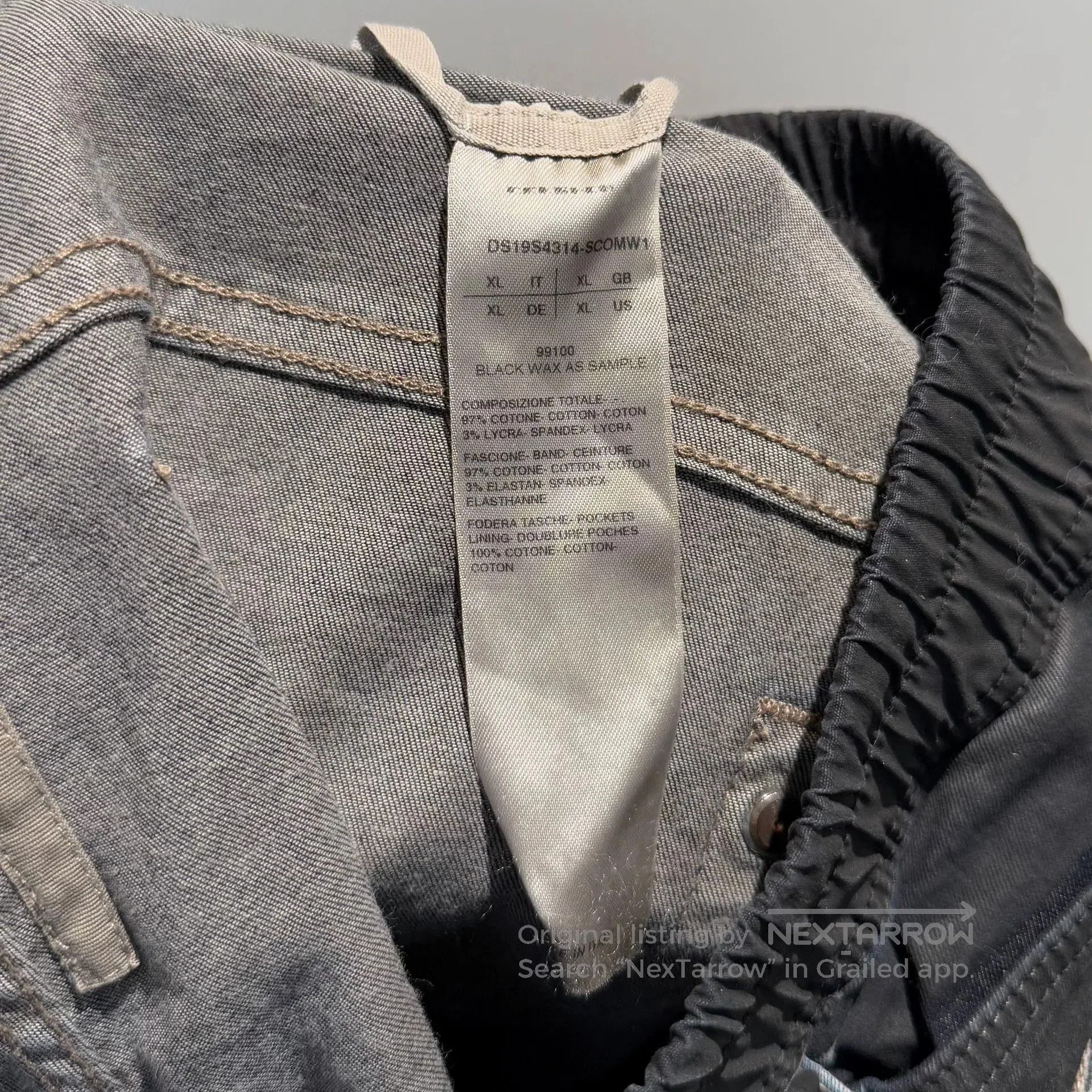 Rick Owens rare rick owens waxed denim pants. Size US 43 - 7 Thumbnail