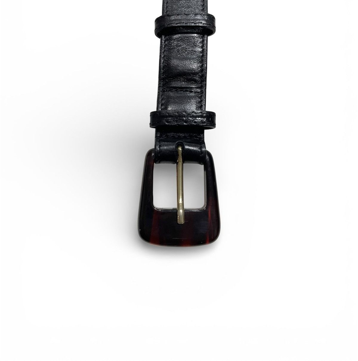 Bottega Veneta Vintage Bottega Veneta Leather Belt Size 32 - 3 Thumbnail