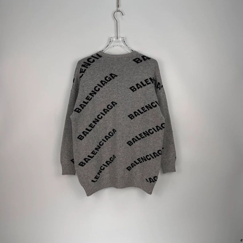 Balenciaga Balenciaga Grey Bullet Curtain Sweater-2506 Size US XS / EU 42 / 0 - 4 Thumbnail