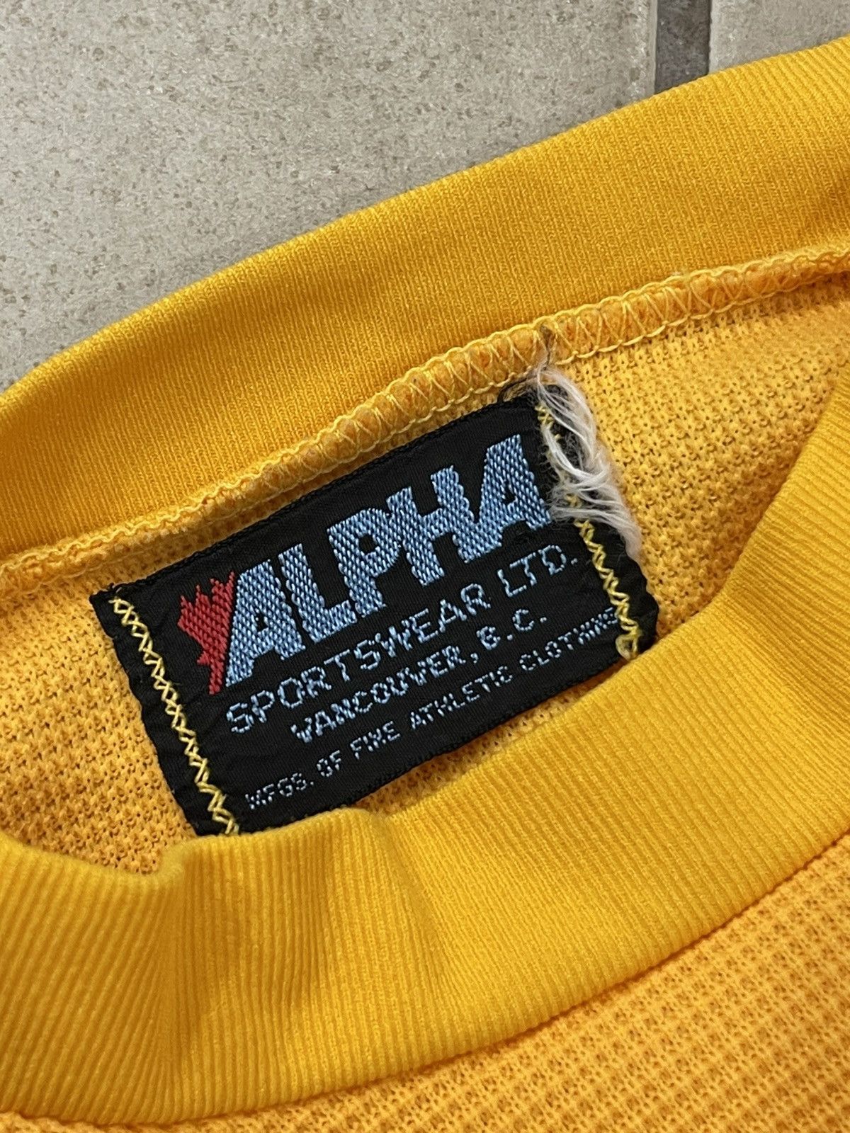 Vintage Alpha Vintage Soccer Jersey Sir John A. #3 Size US M / EU 48-50 / 2 - 3 Thumbnail