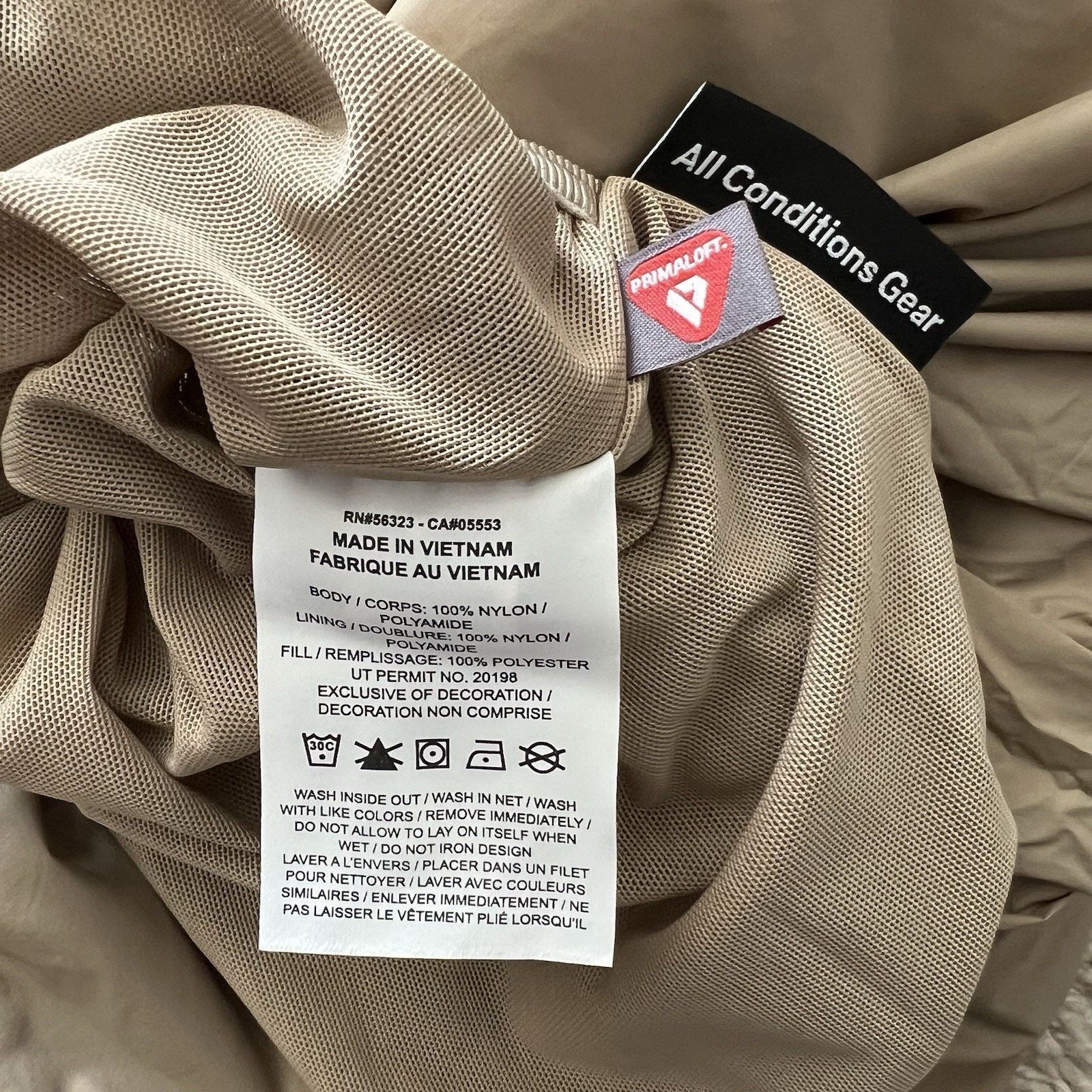 Nike Nike ACG Rope De Dope Beige Full Zip Jacket Insulated Medium Size US M / EU 48-50 / 2 - 10 Thumbnail