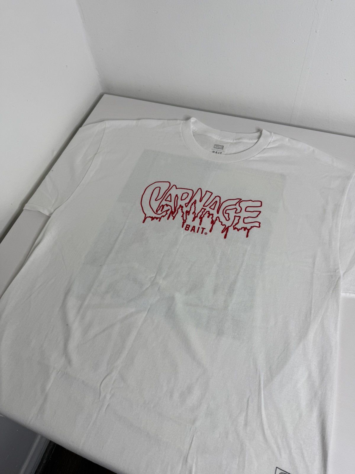 Bait Bait x Marvel Carnage Tee "White" (XL) *BRAND NEW* Size US XL / EU 56 / 4 - 1 Thumbnail