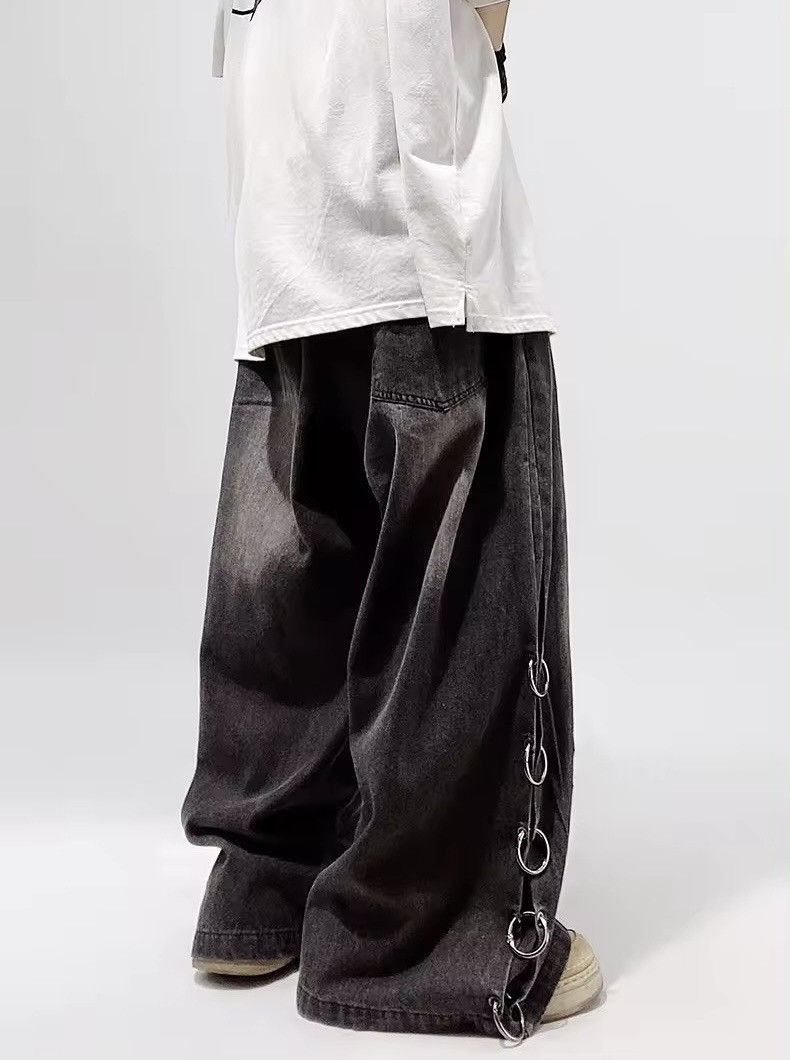 Jean Oversized Pocket Retro Baggy Jeans Size US 31 - 5 Thumbnail