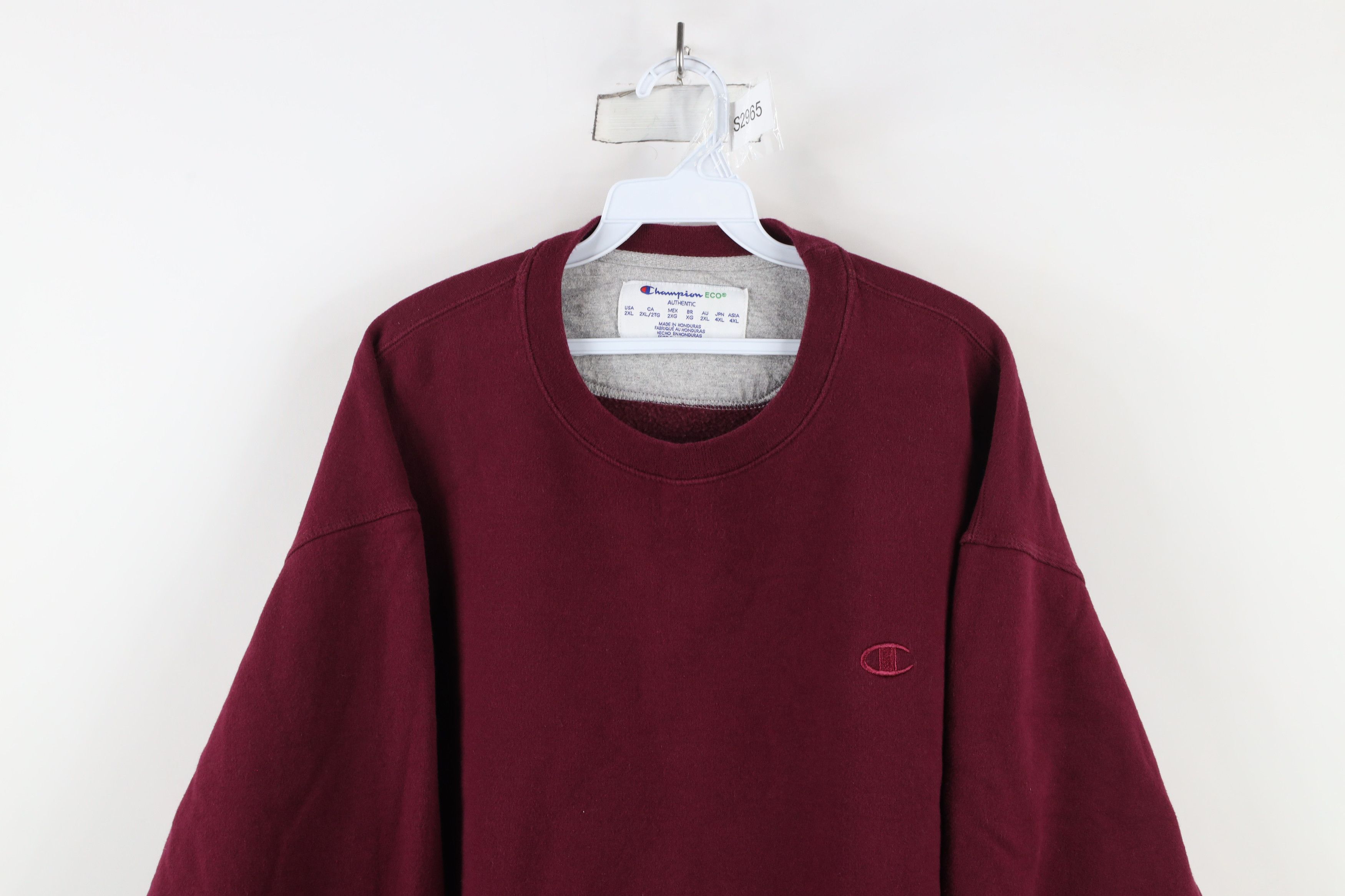 Champion × Vintage Vintage Champion Boxy Fit Monochrome Crewneck Sweatshirt Size US XXL / EU 58 / 5 - 2 Thumbnail