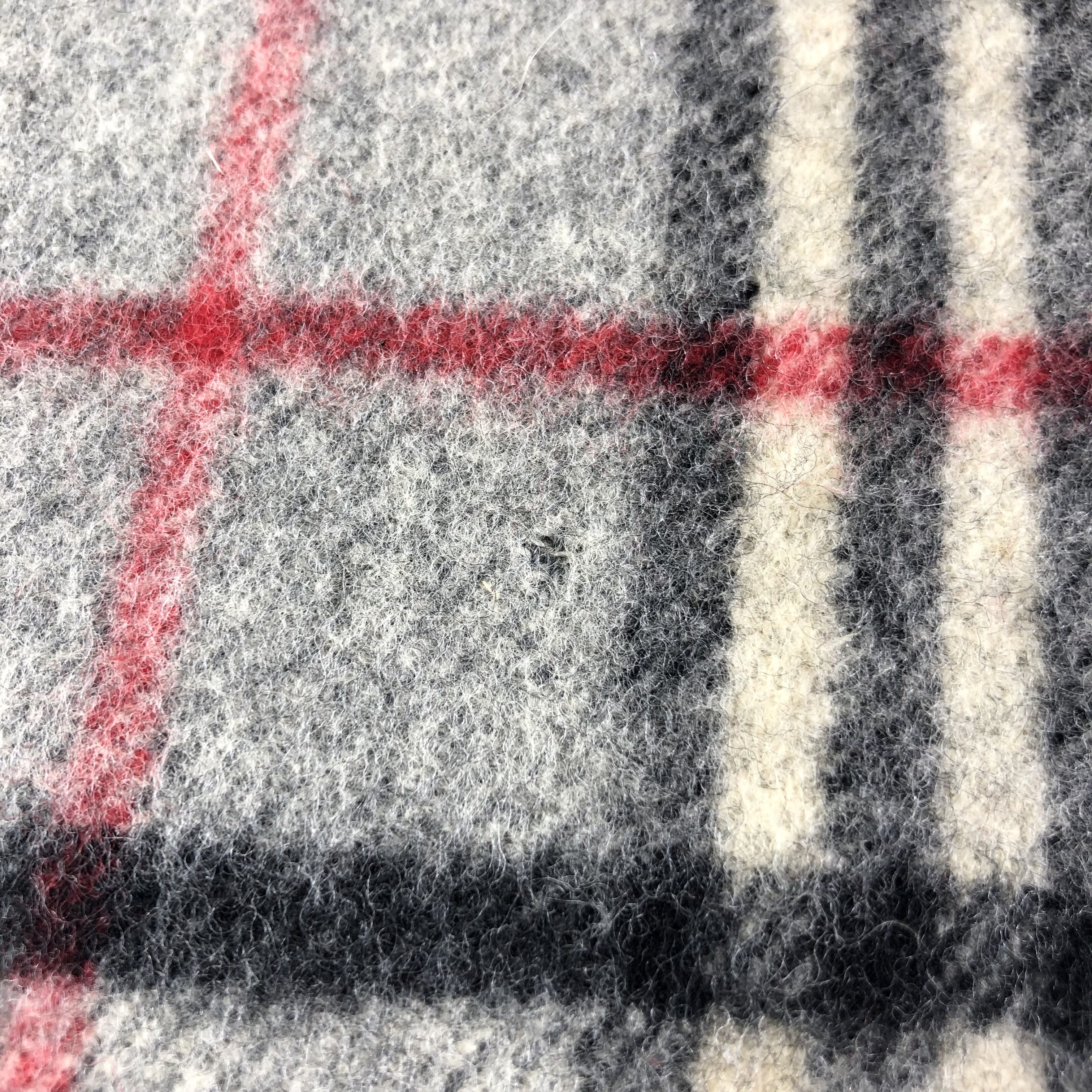 Burberry Burberrys Nova Check Grey Wool Scarf Muffler V1343 Size ONE SIZE - 5 Thumbnail