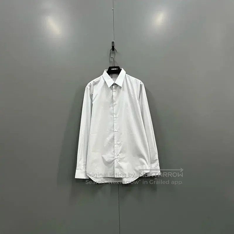 Dior Dior White Cotton Long Sleeve Shirt . Size US M / EU 48-50 / 2 - 1 Thumbnail