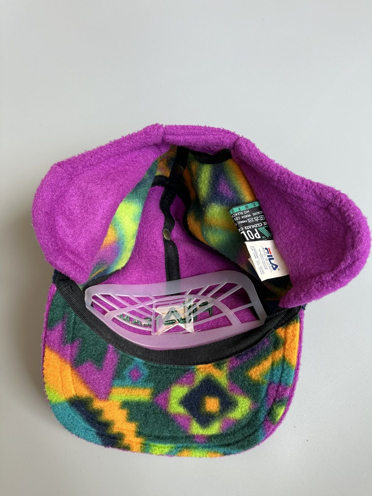 Fila Fila Team Vintage Polartec Fleece Cap Hat Size ONE SIZE - 8 Thumbnail