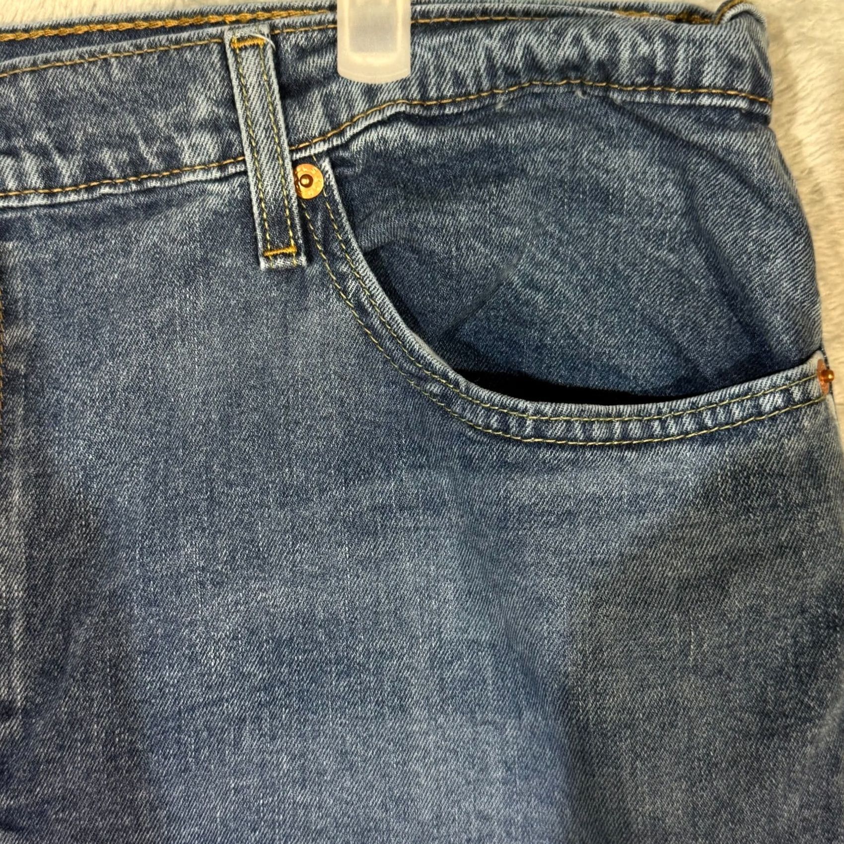 Levi's Levi’s 559 Jeans Men’s 42 x 29 Blue Denim Relaxed Fit High-Rise Straight Leg Jeans Size US 42 / EU 58 - 4 Thumbnail