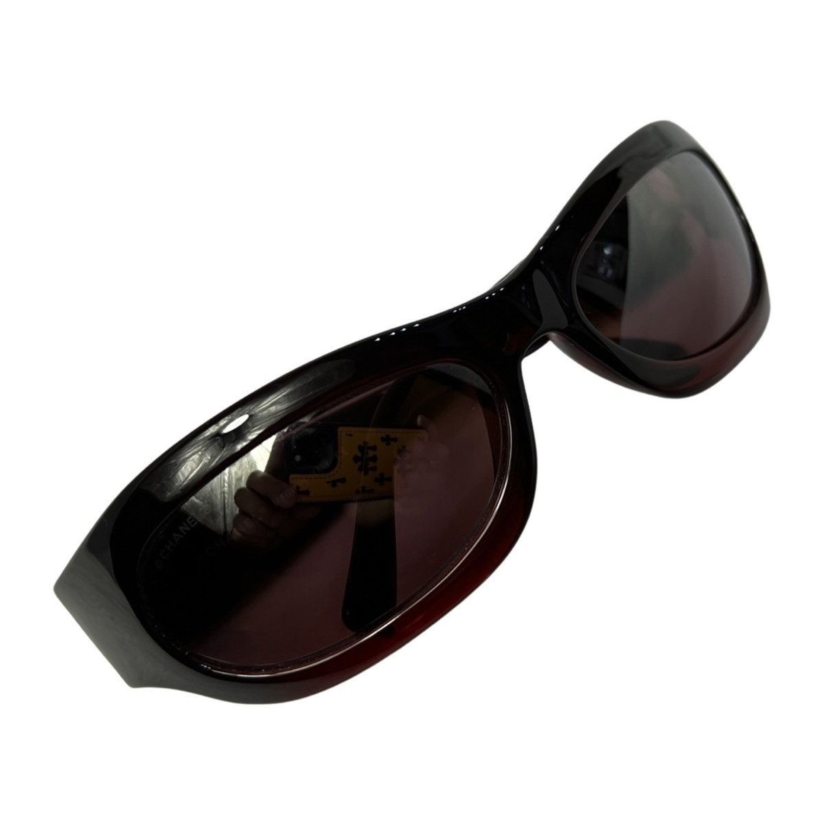 Chanel Chanel vintage big logo sunglasses Size ONE SIZE - 4 Thumbnail