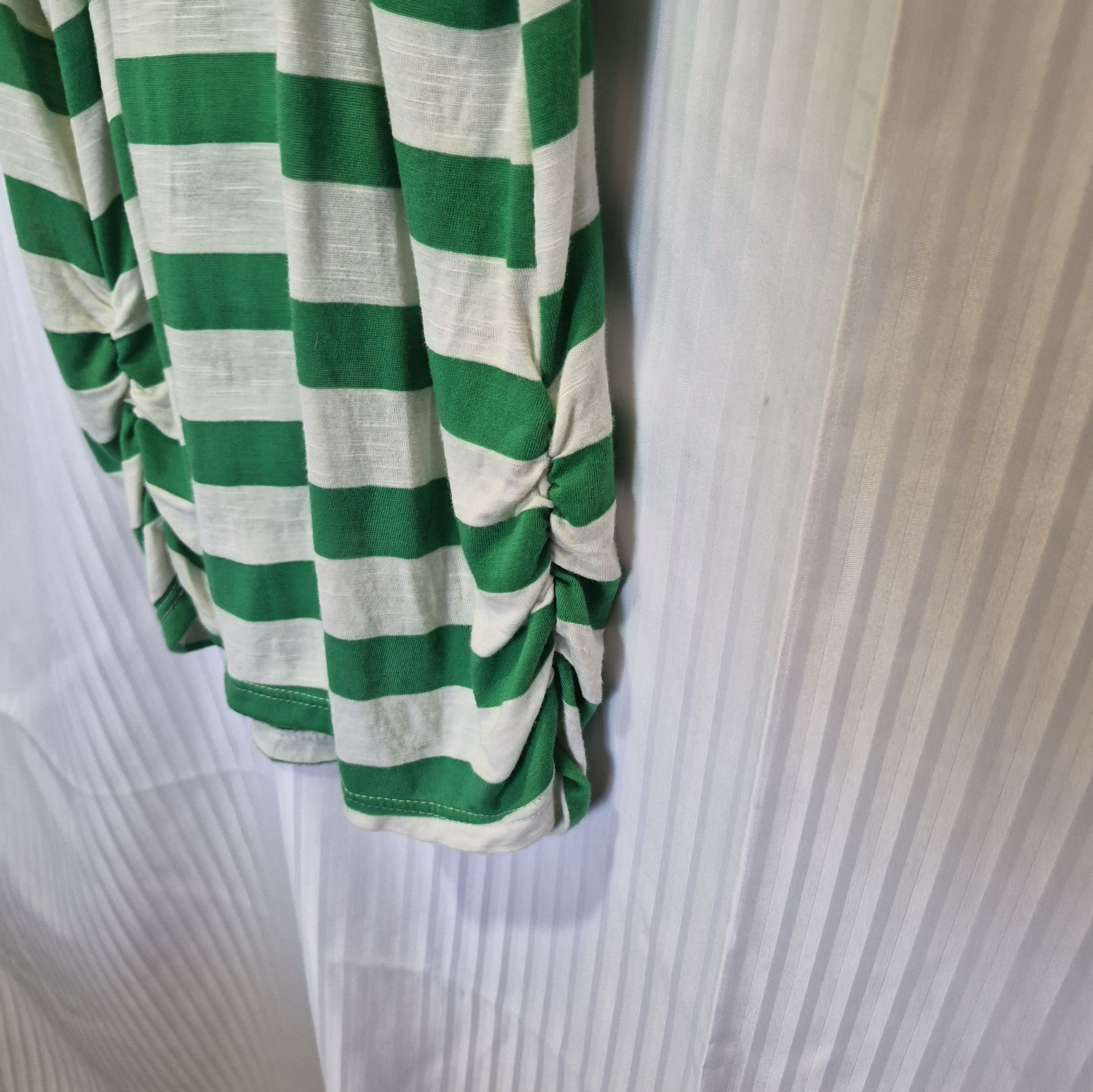 Other Pink Rose Med Green and White Striped Racerback Tank Size M / US 6-8 / IT 42-44 - 6 Thumbnail