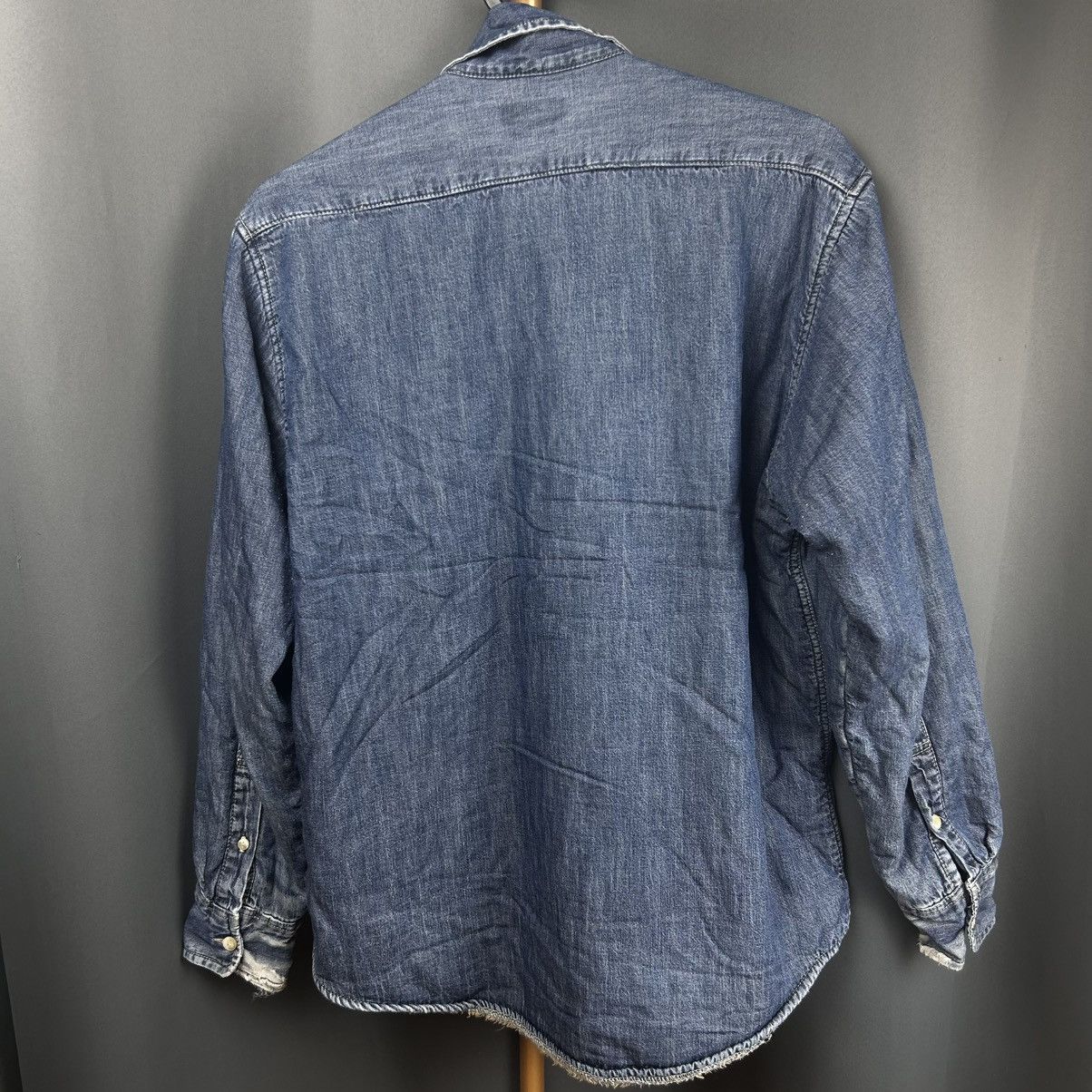 Vintage Vintage Japanese Brand Uramoco Fur Lined Denim Jacket Size US M / EU 48-50 / 2 - 5 Thumbnail