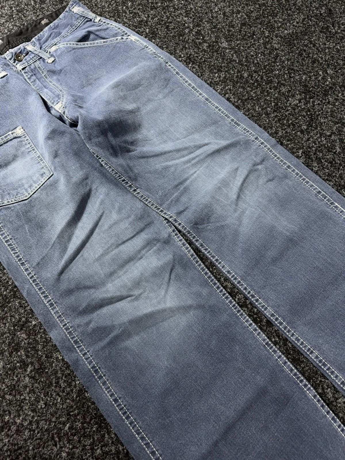 Levi's 00s Vintage Levi’s 880 Baggy Workwear Light Wash Denim Jeans Size US 31 - 6 Thumbnail
