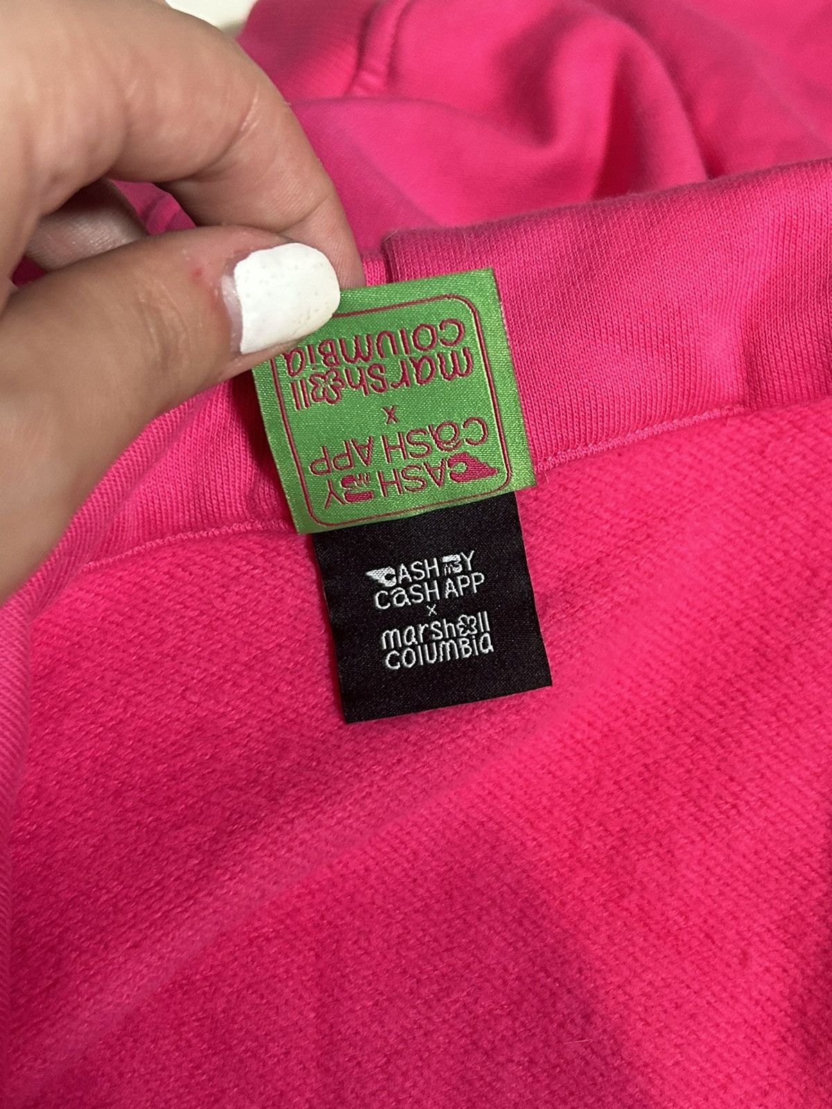 Marshall Columbia Cut Out Ribbon Cropped Hoodie Size S / US 4 / IT 40 - 6 Thumbnail