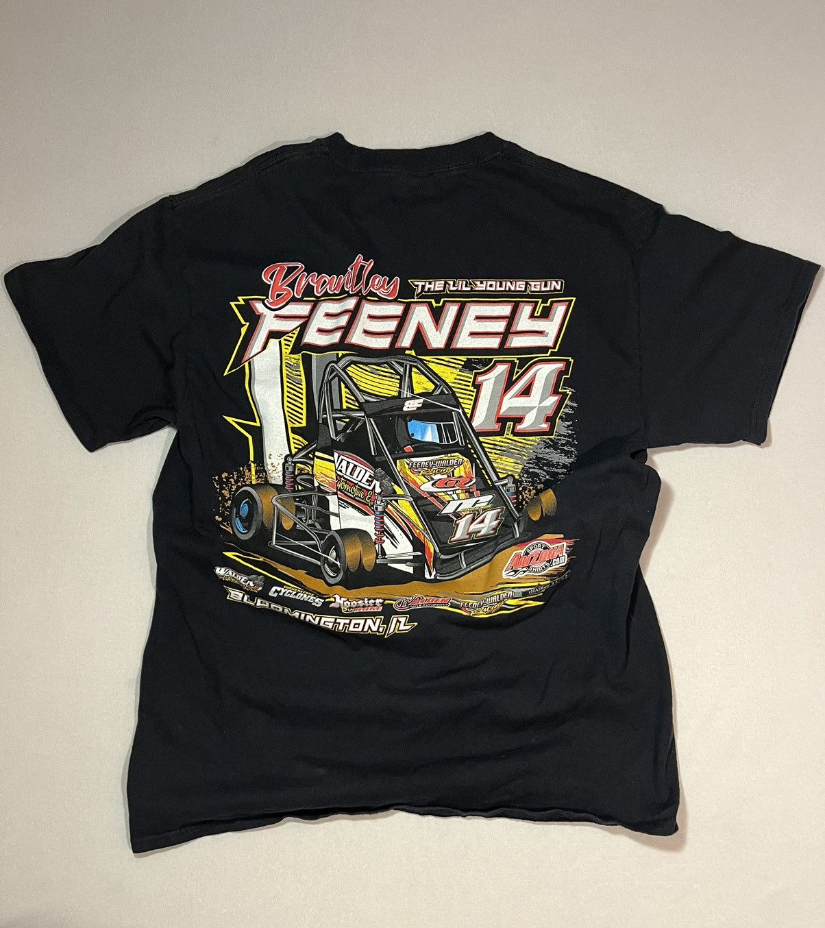 Vintage Brantley feeney kart racing T-shirt Size US L / EU 52-54 / 3 - 2 Thumbnail