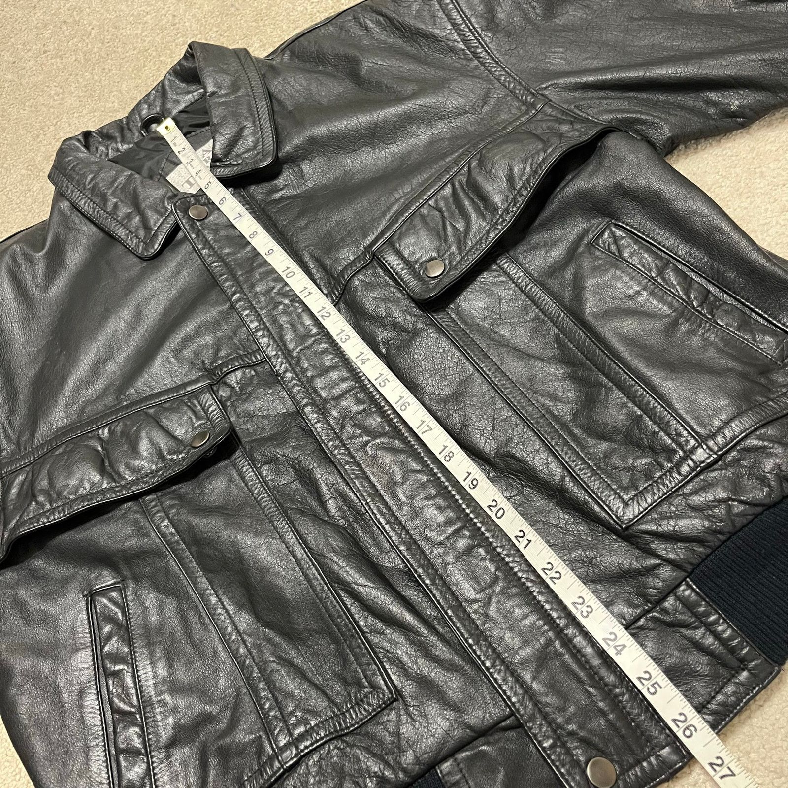 Other Ash Creek Trading Full Zip Leather Bomber Black Jacket M Size US M / EU 48-50 / 2 - 5 Thumbnail