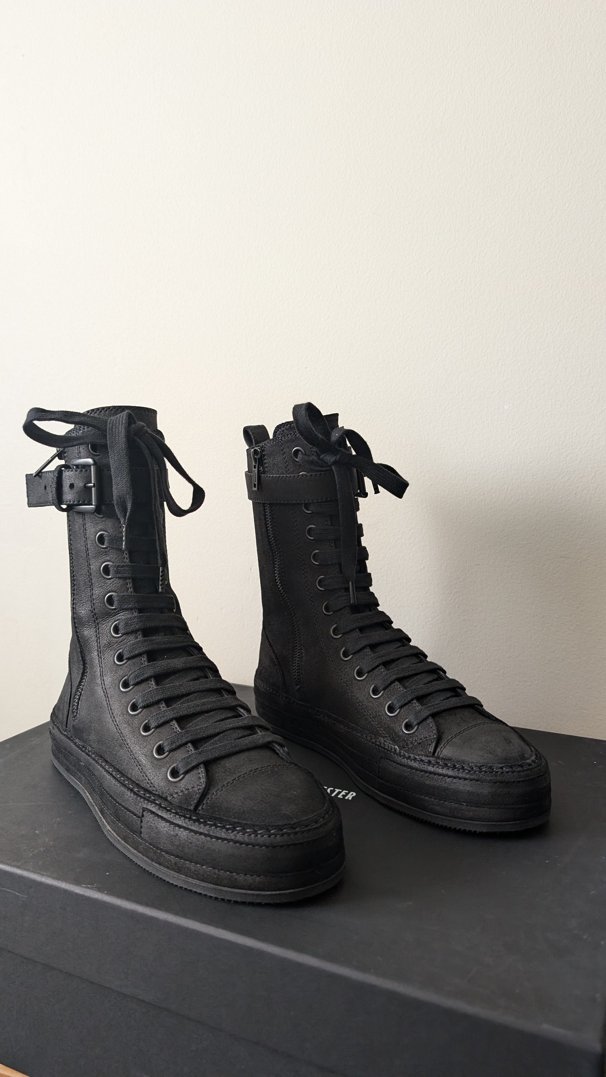 Ann Demeulemeester Ann Demeulemeester High Top Strap Sneaker Boots Size US 9 / IT 39 - 1 Thumbnail