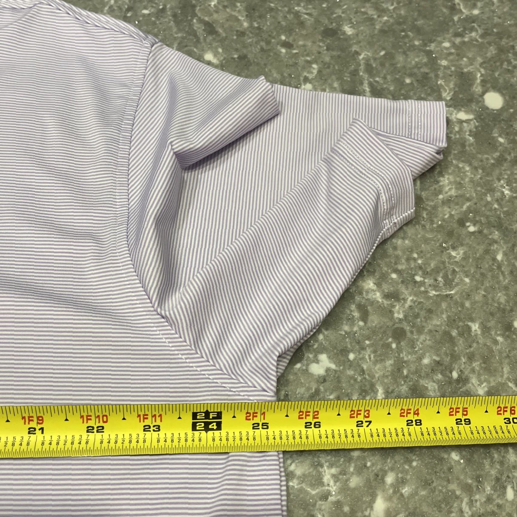 Footjoy FootJoy Polo Shirt Mens XL Purple Stripe Country Club 1952 Golf Activewear Multicolor Striped Shirt Size US XL / EU 56 / 4 - 4 Thumbnail