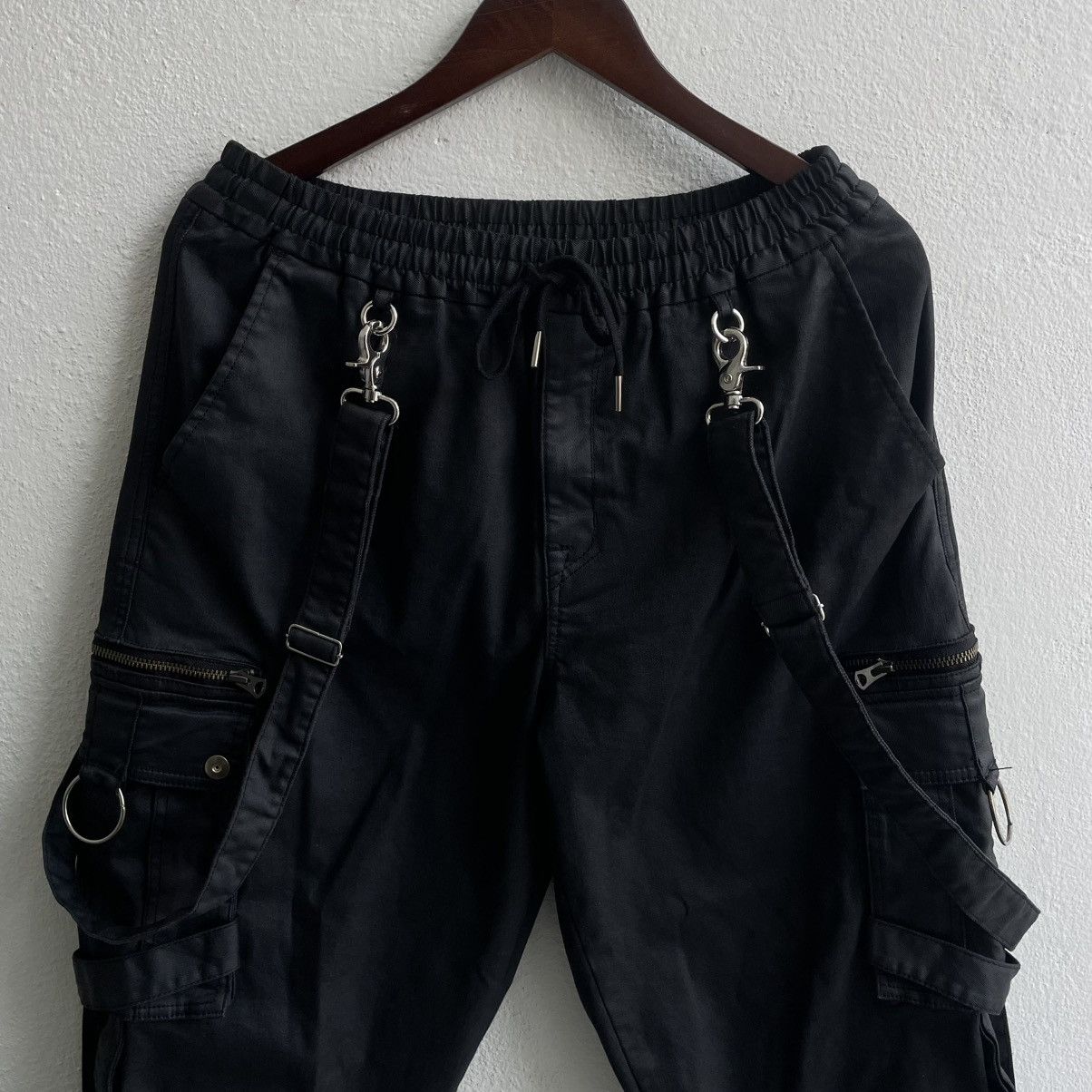 CIVARIZE Civarize Punk Gothic Styles Waxed Bondage Pants Size US 32 / EU 48 - 4 Thumbnail