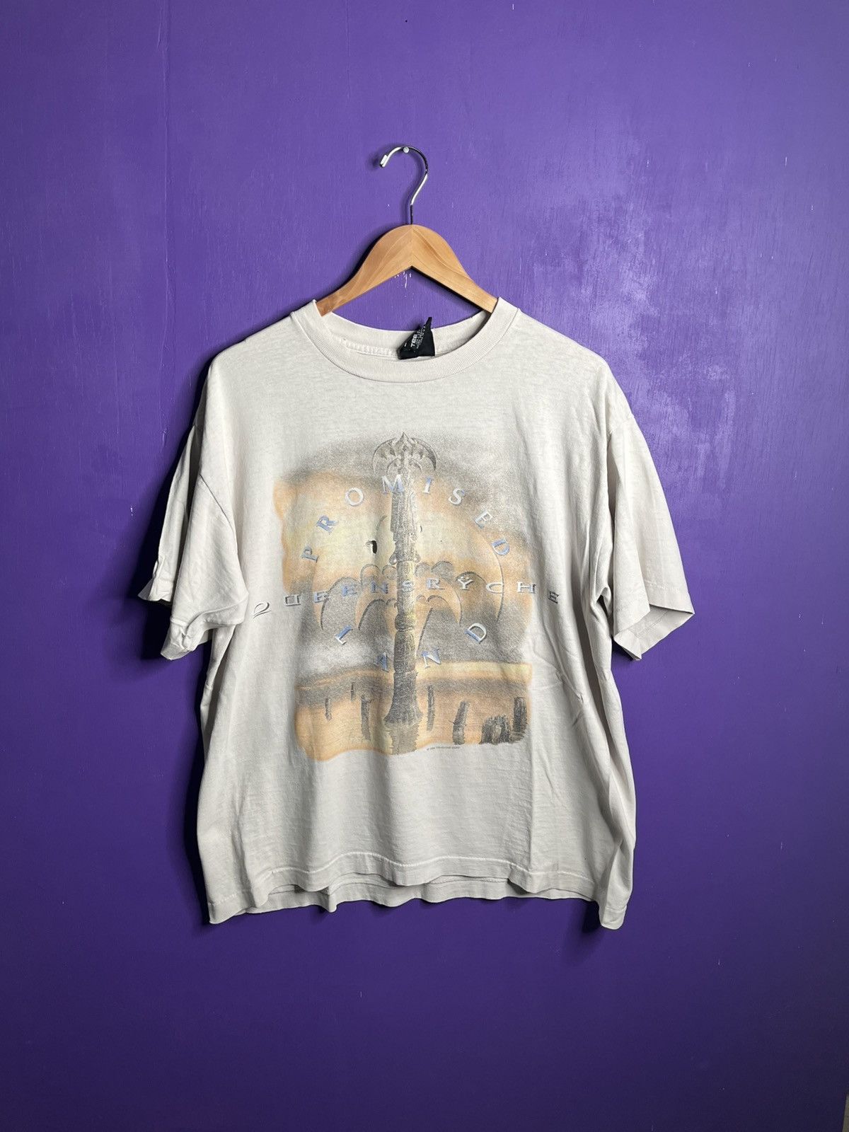 Band Tees × Vintage Vintage 1994 Queensrÿche promise land tour tee Size US XL / EU 56 / 4 - 1 Thumbnail
