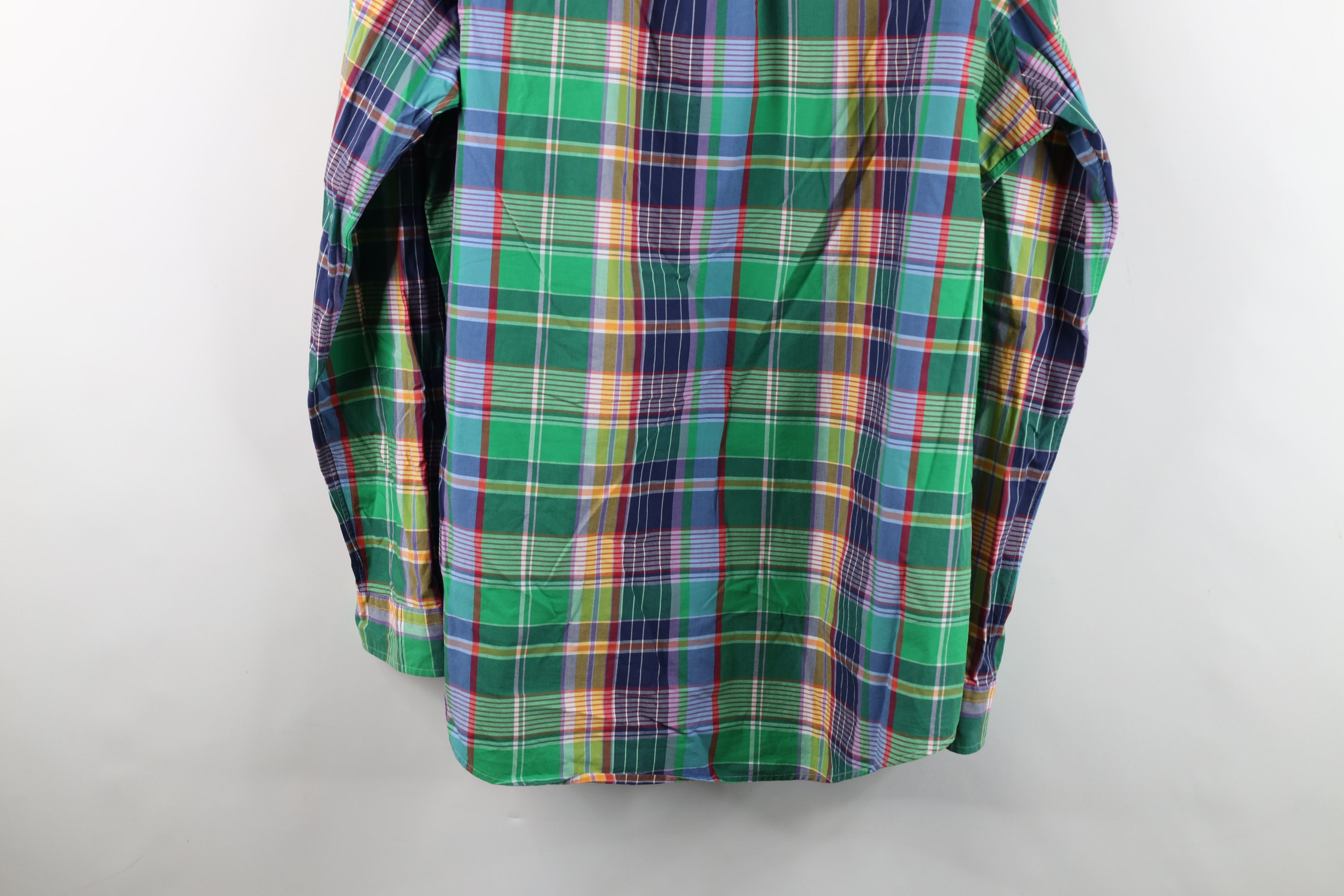 Ralph Lauren Ralph Lauren India Madras Plaid Collared Button Down Shirt Size US XL / EU 56 / 4 - 10 Thumbnail